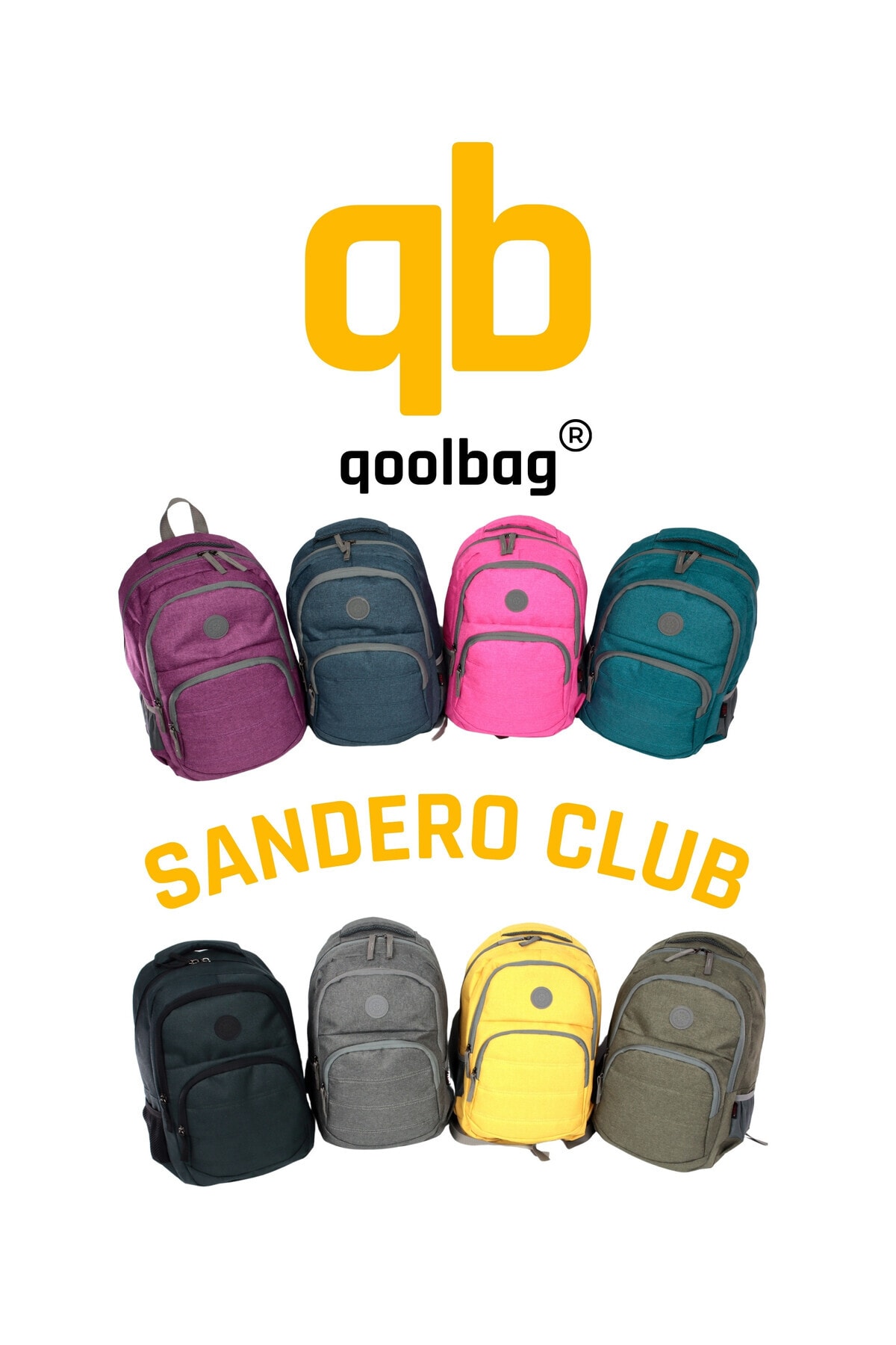 کوله پشتی زنانه خاکستری qoolbag | TYC5KKS46N168859631184578 اورجینال - تصویر 6