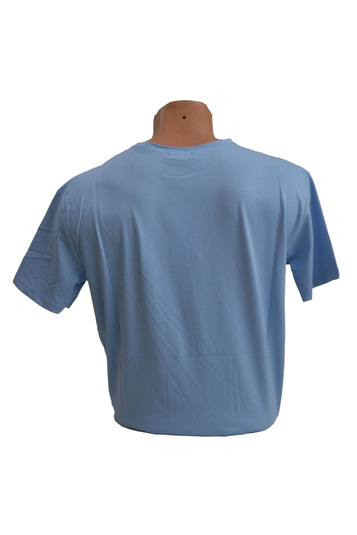 MASTIFF-Men's Patternless Solid Color T-Shirt Suitable for Printing 2