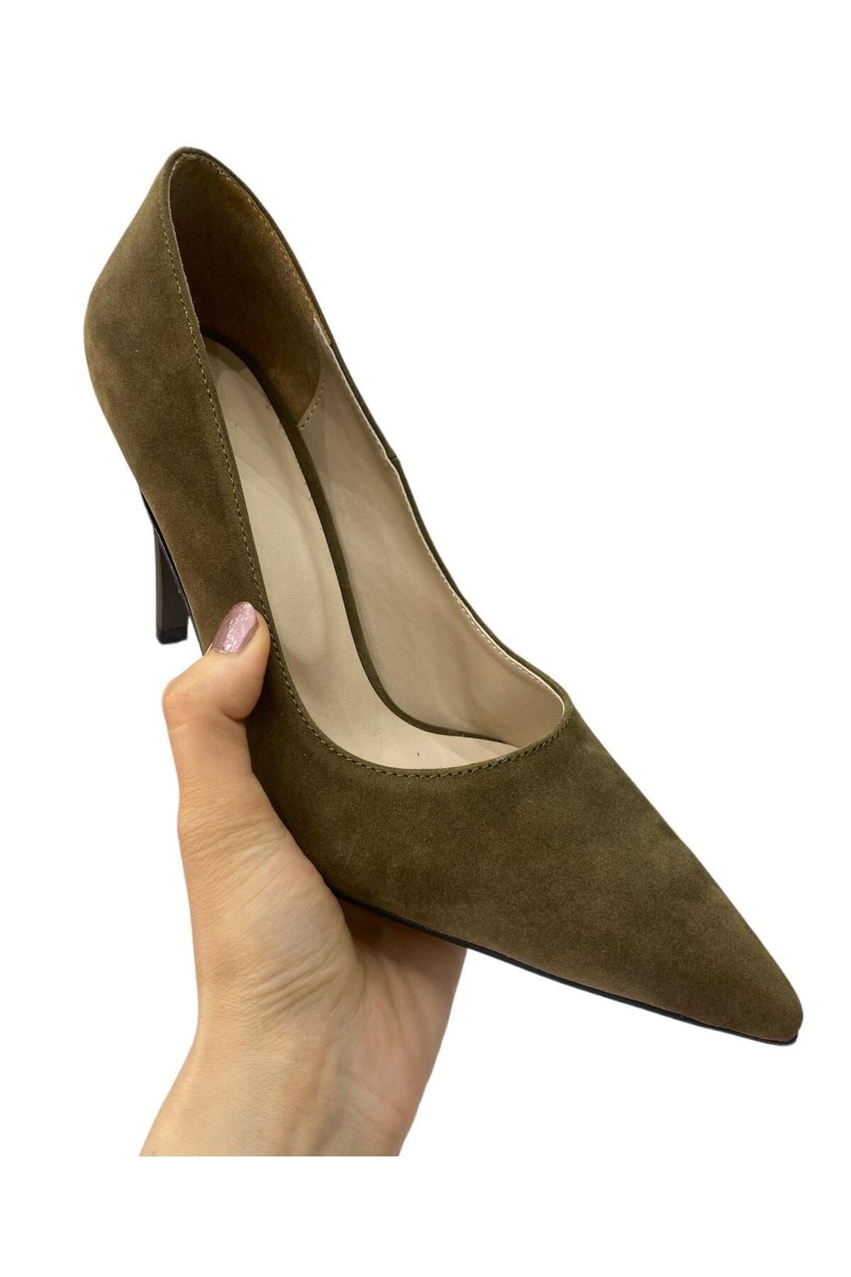 AyakkabıMerkezi-New Season Women's Heeled Shoes 53941 Z 3