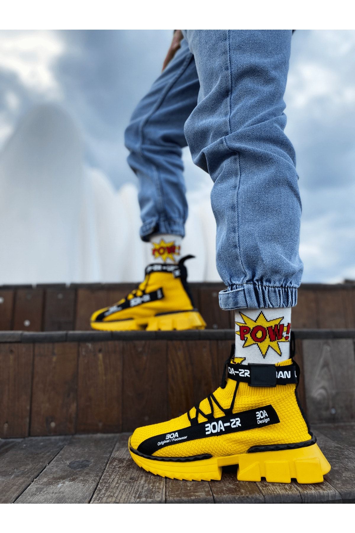 Yellow short cheap heels