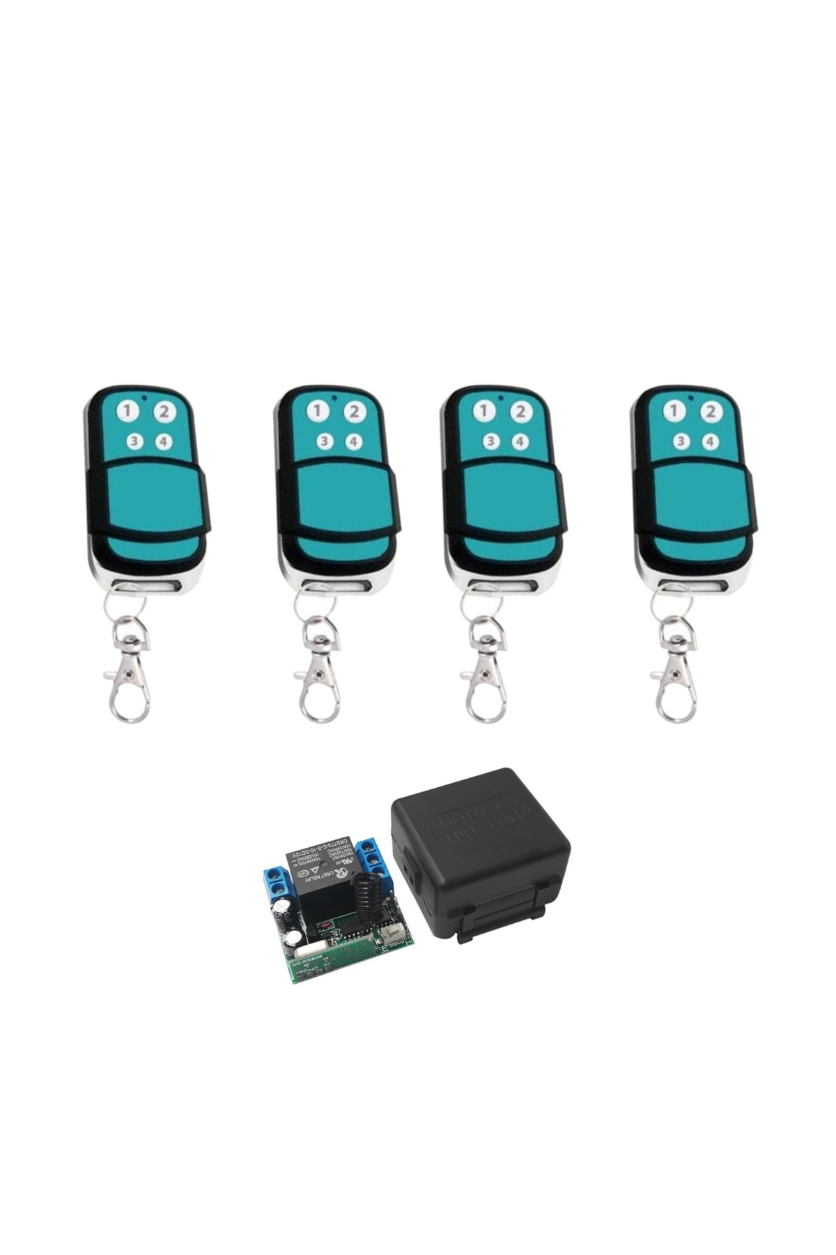 Rf Remote Relay Board Self Lock 12v 10a