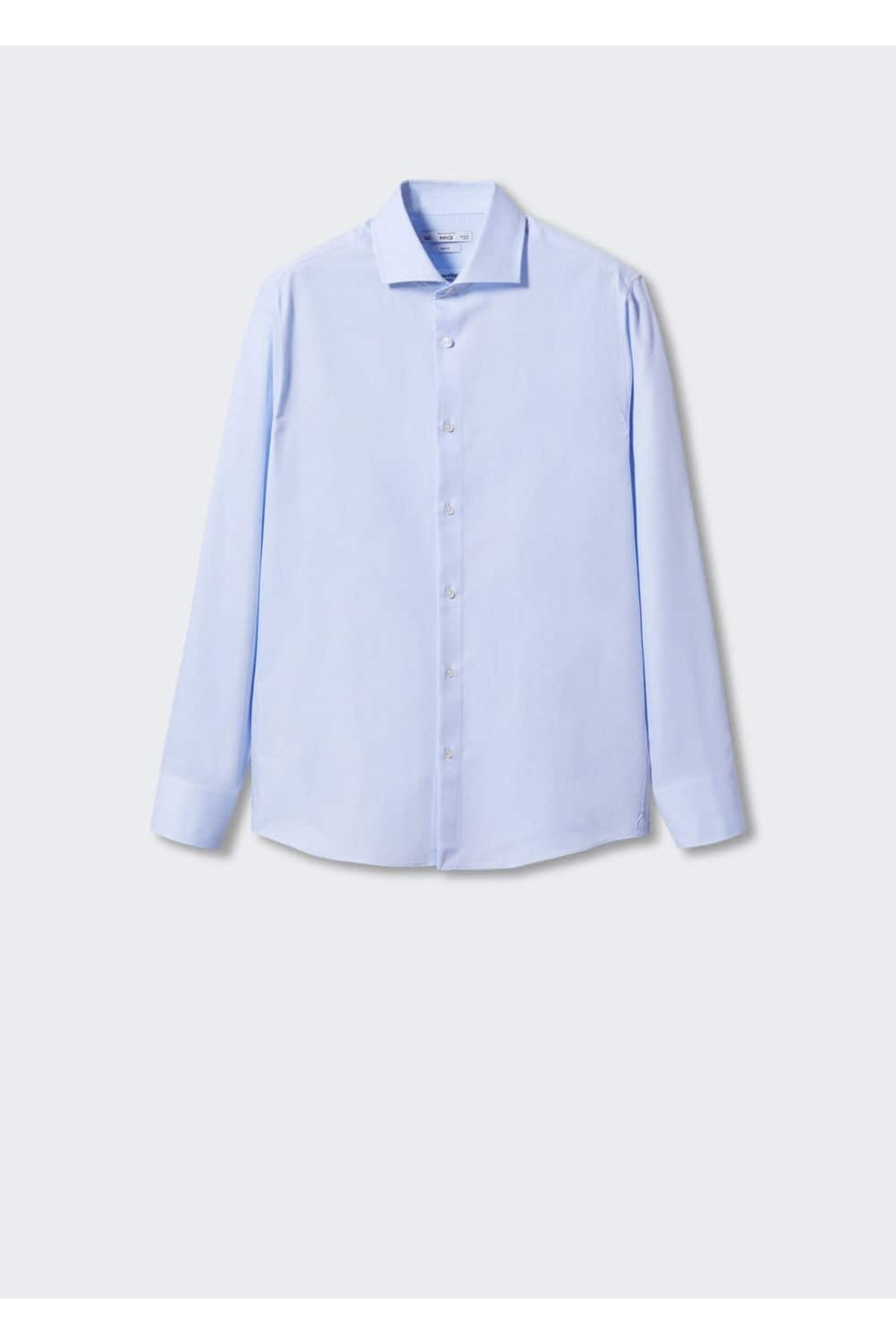 پیراهن مردانه آبی منگوMANGO Man | 47025911 اورجینال - تصویر 3