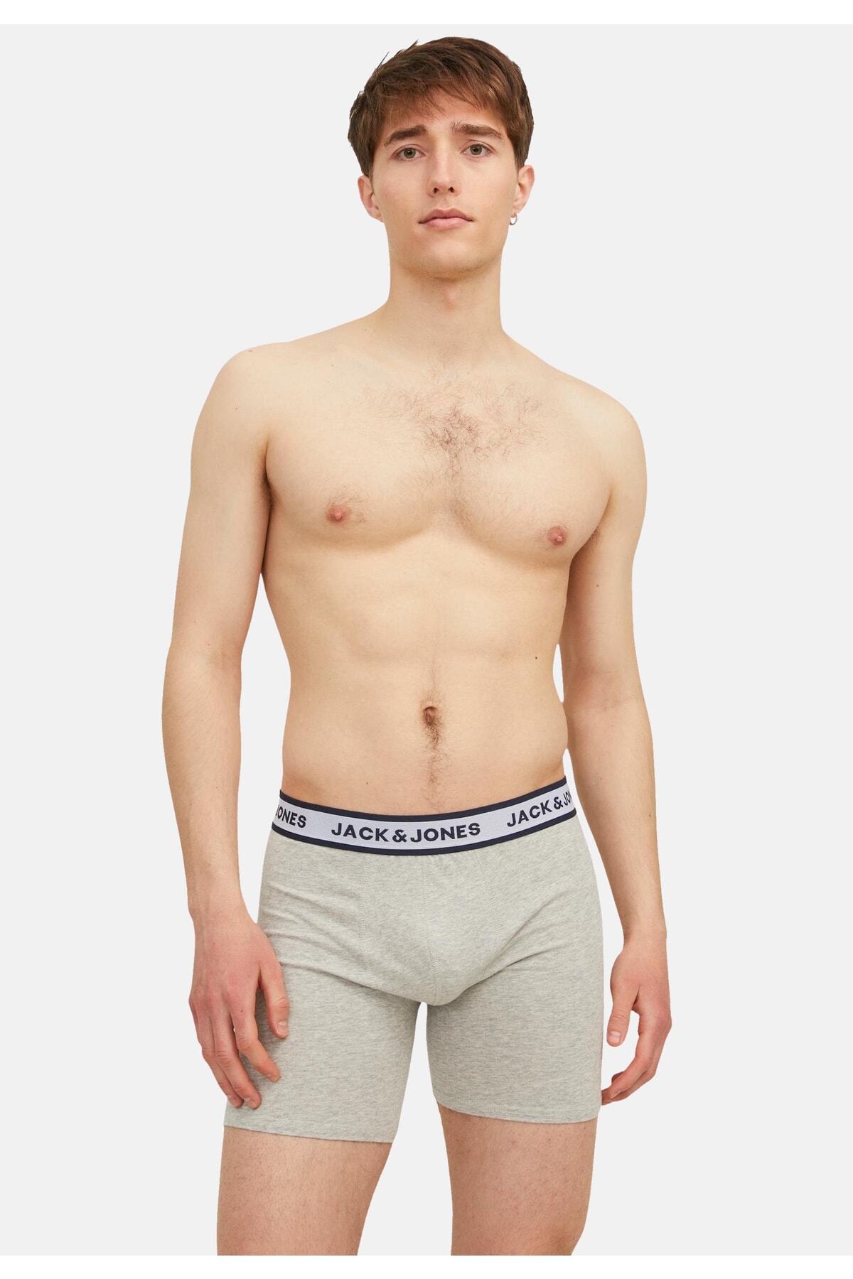 باکسر جک اند جونز مردانه پنبه ای رنگارنگ  راسته باکسر فاق نرمال    کژوال/روزمره | Jack & Jones p-zal-kvest-10-2023-756 TR - تصویر 5