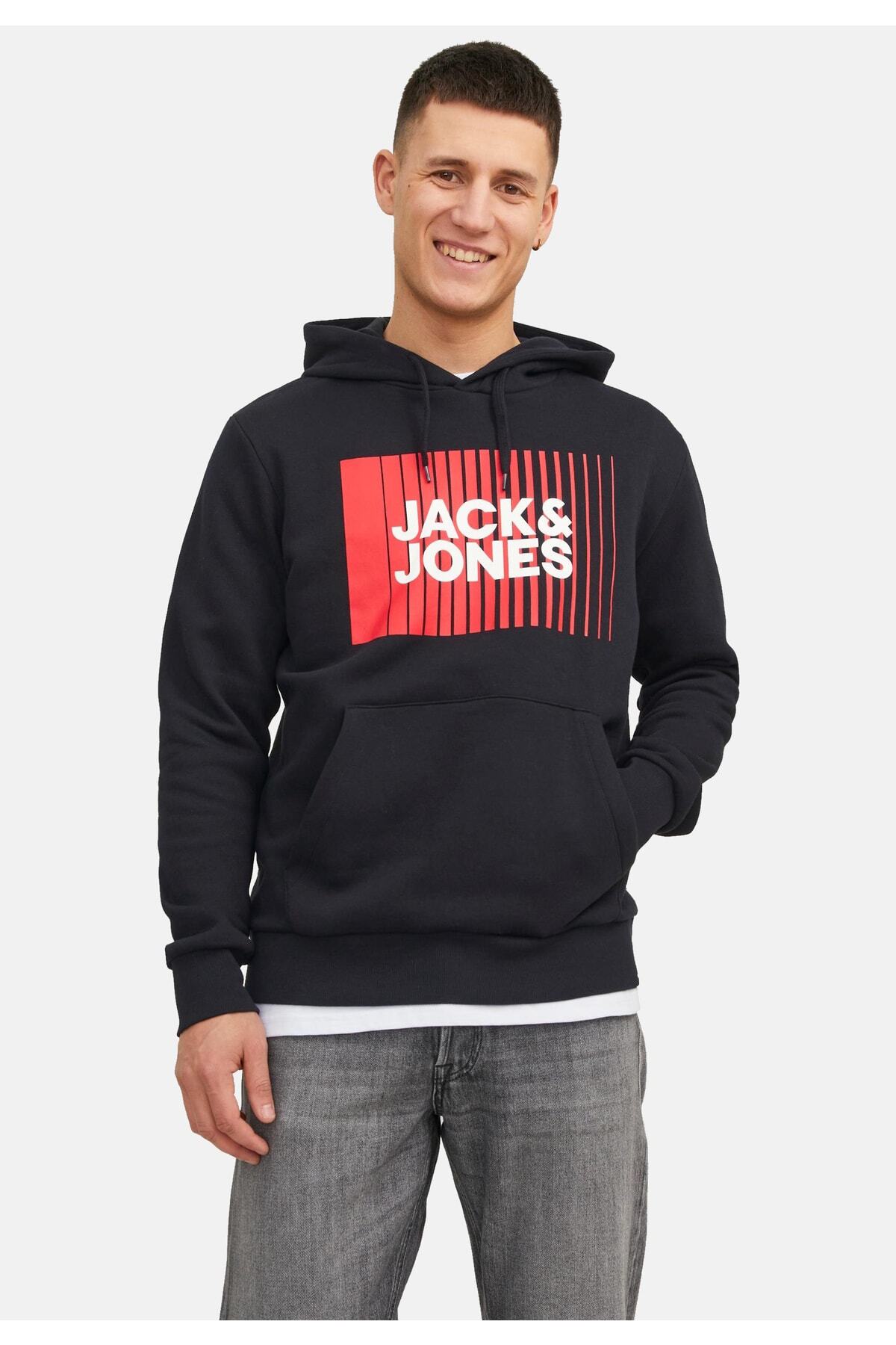 سویشرت مردانه مشکی جک اند جونز | p-zal-kvest-10-2023-814 اورجینال - تصویر 5