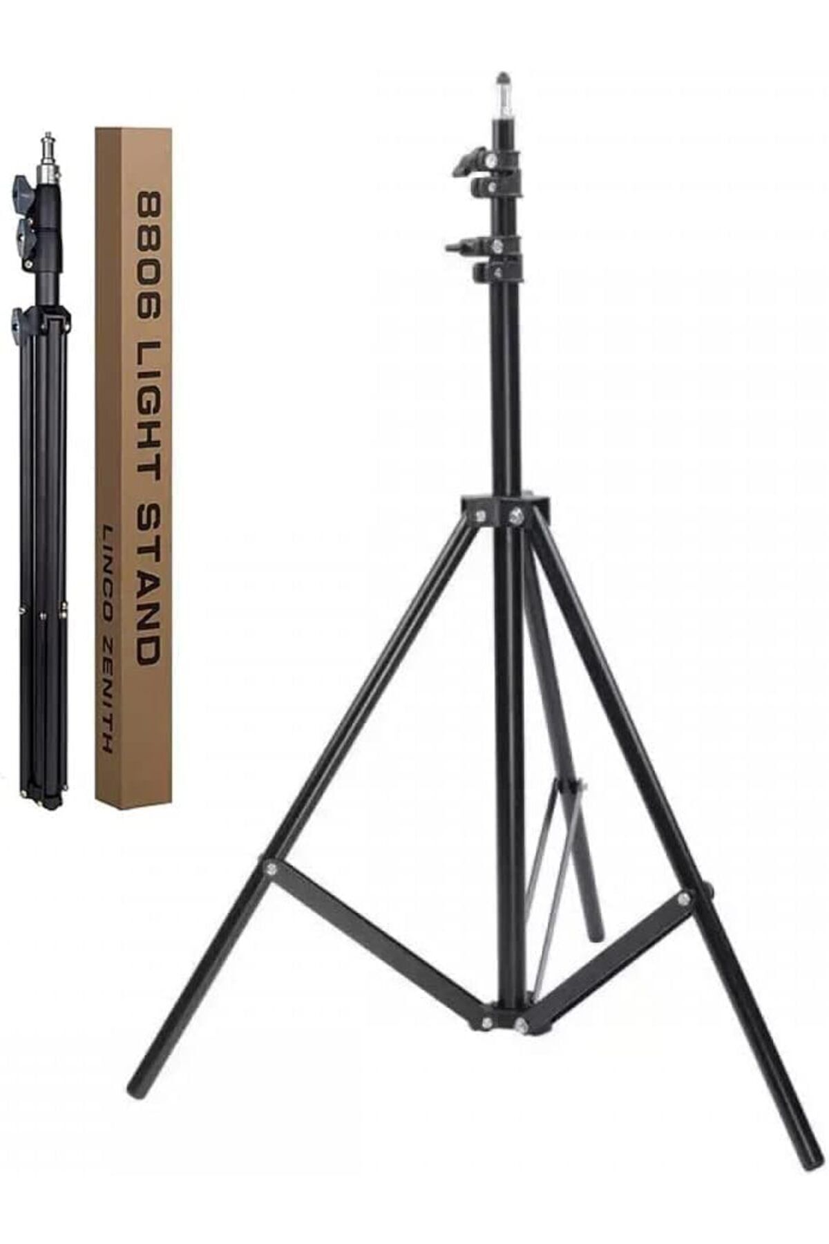 Coverzone-Tripod with Wheels Camera Stand Iron 940GR Camera Paraflash Camera Youtuber Stand+3 Wheels 2