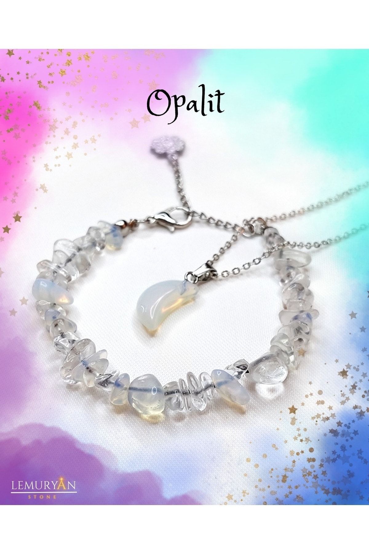 Moonstone clearance moon necklace