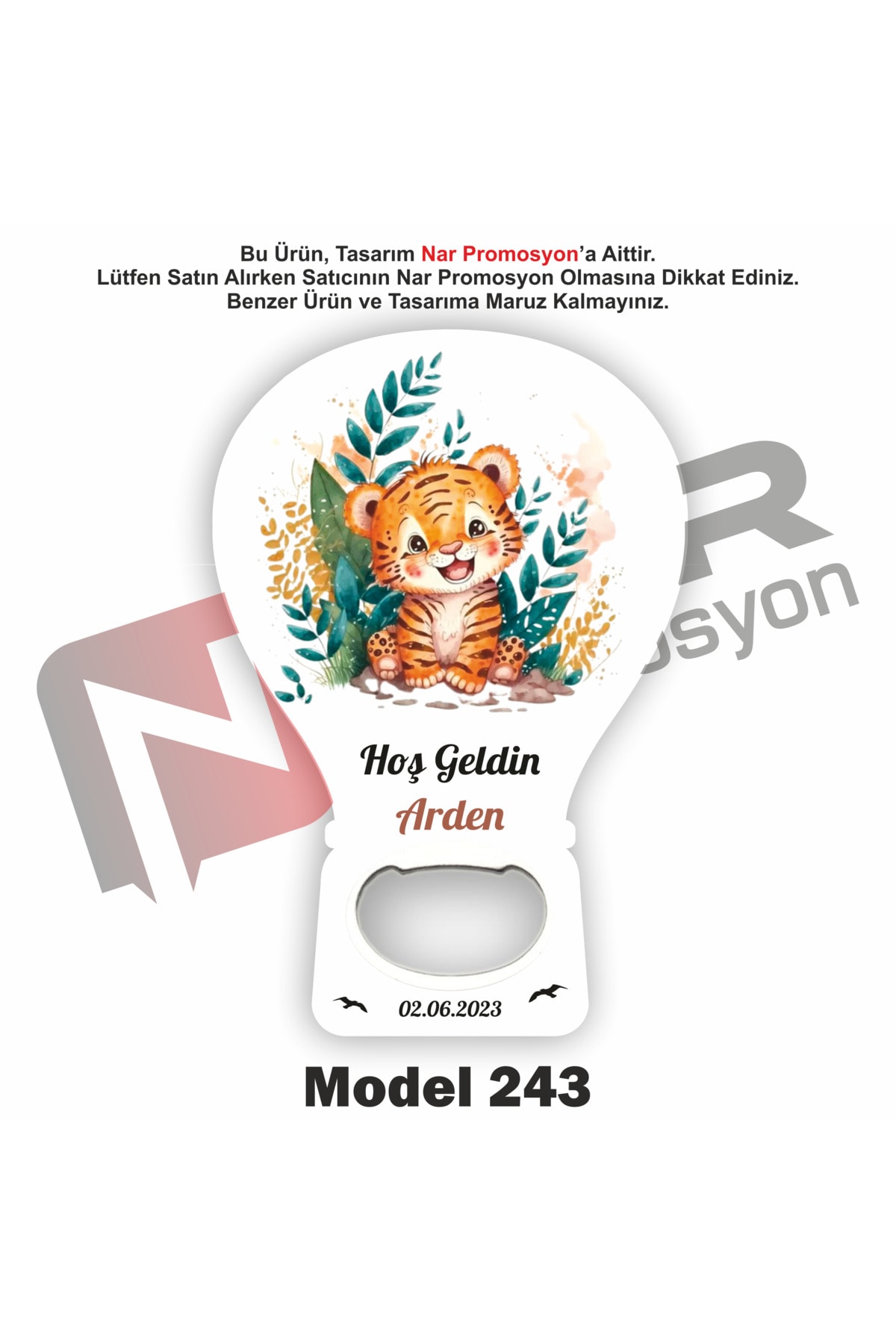 Opener Magnet Gift 20 Pieces - Circumcision, Engagement, Promise, Wedding Gift - Packaging Included