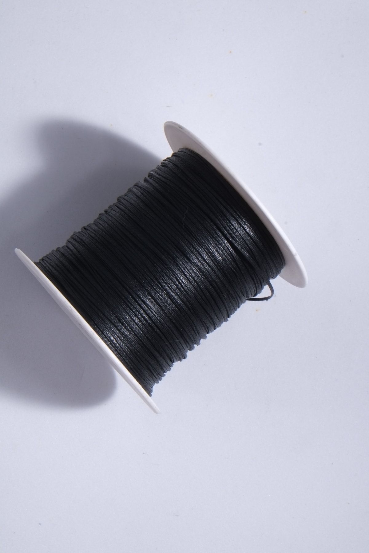 Eskişehir hobi sanat Siyah 1.0 Mm 100 Metre Mumlu Ip Saraç Deri Dikiş Ipi Kolye Takı Tasarım Ipi Bileklik Ipi