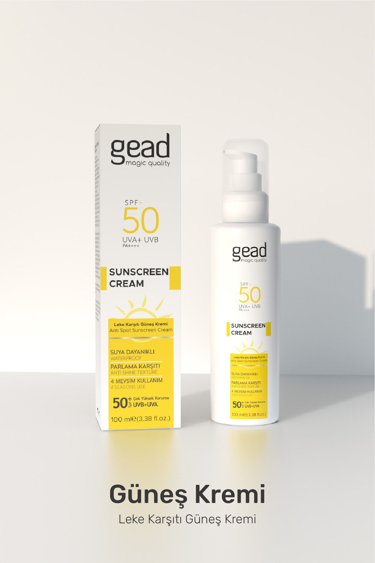 ضدآفتاب ضد لک با محافظت بسیار بالا-50+spf Gead