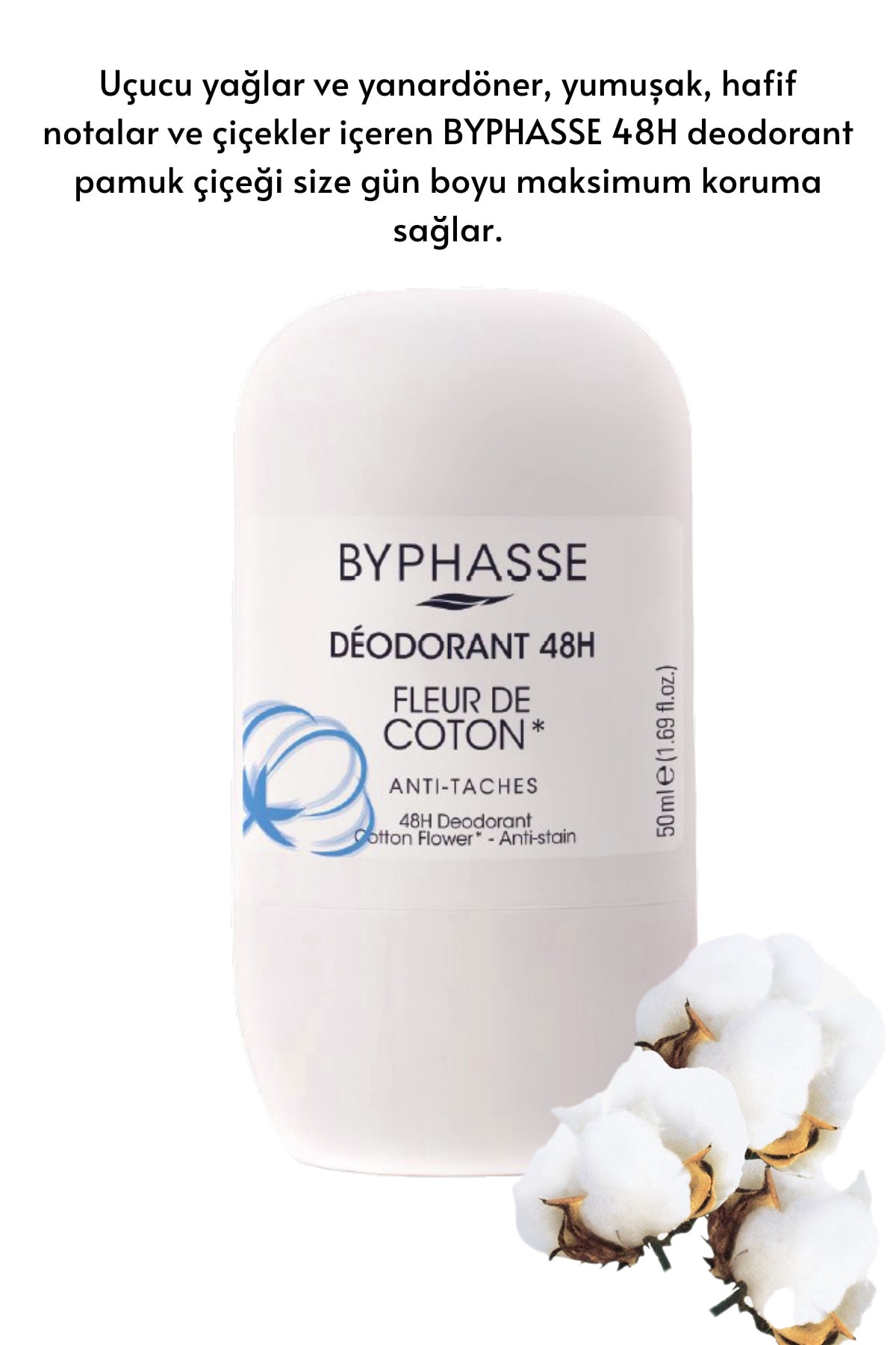 دئودورانت زنانه  BYPHASSE | TYCV9SEW0N168884321946285 اورجینال - تصویر 2