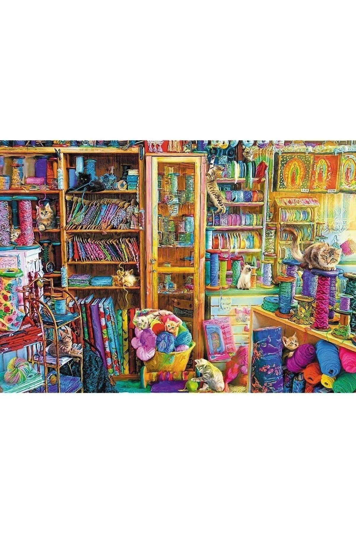 پازل دخترانه و پسرانه بچگانه TR27113 CAT PARADISE 2000 قطعه ، کیفیت برتر بزرگسالان ان بالای 12 سال Yapbo Trefl