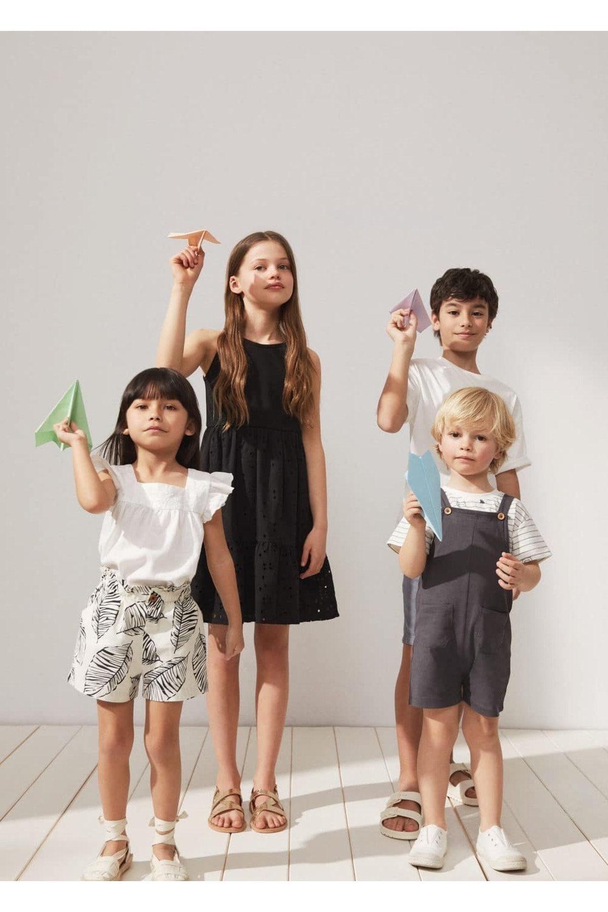 MANGO Kids لباس گلدوزی شده