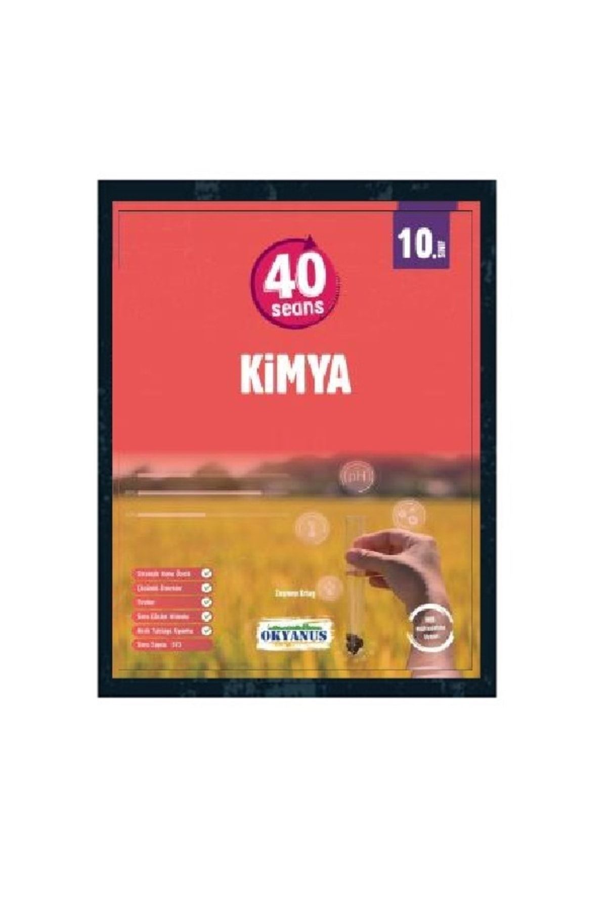 10. Sınıf 40 Seans Fizik - Kimya - Biyoloji Konu Özetli Soru Bankası Set Okyanus 2024
