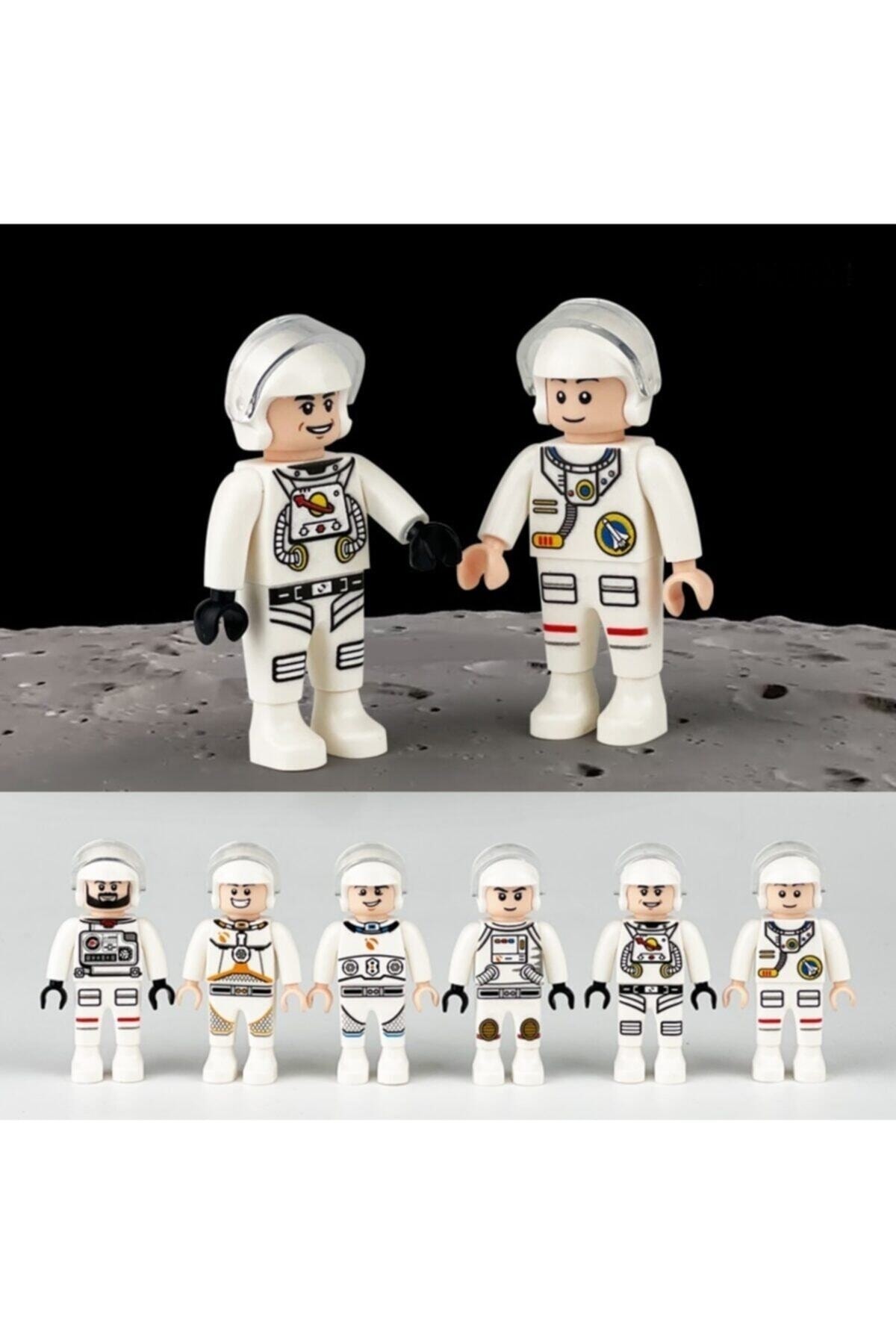مجموعه ۶ تکه فضانوردی سازگار با اسباببازیهای ساختنی