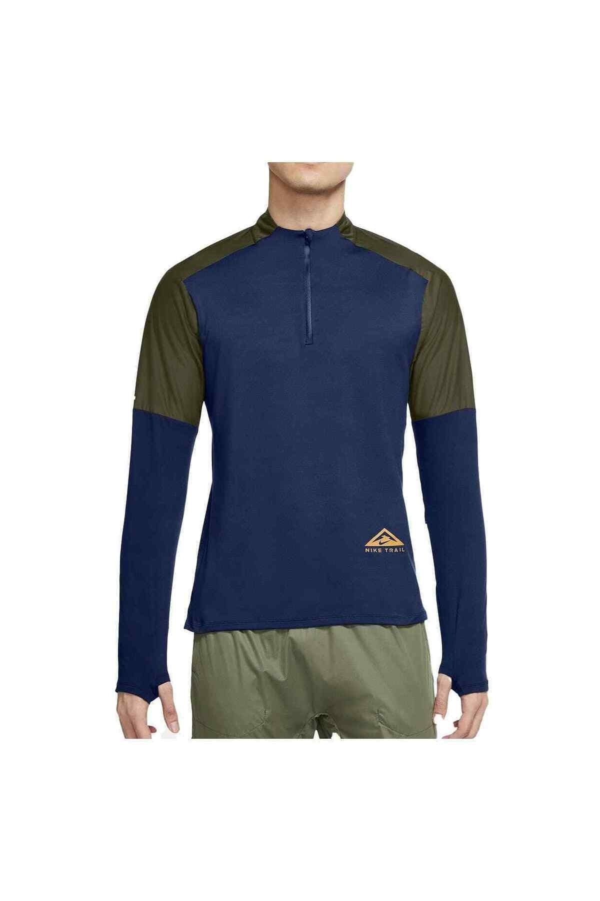 کفش دویدن مردانه Dri-FIT Trail مدل 1/2-Zip Trail L/S FB1975-410 نایکی سویشرت Nike