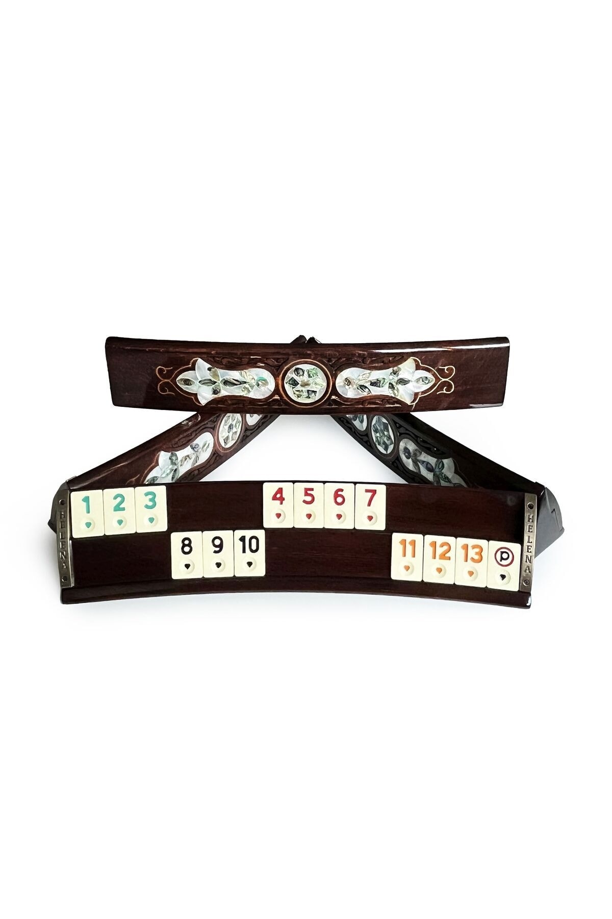 Set Da Gioco Rummikub Ovale In Legno - Helena Wood Art, Fatto A Mano