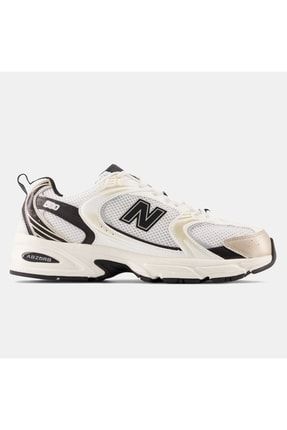 New Balance 530 White Light Gold Metallic Kad n Spor Ayakkab MR530TC Fiyat Yorumlar Trendyol