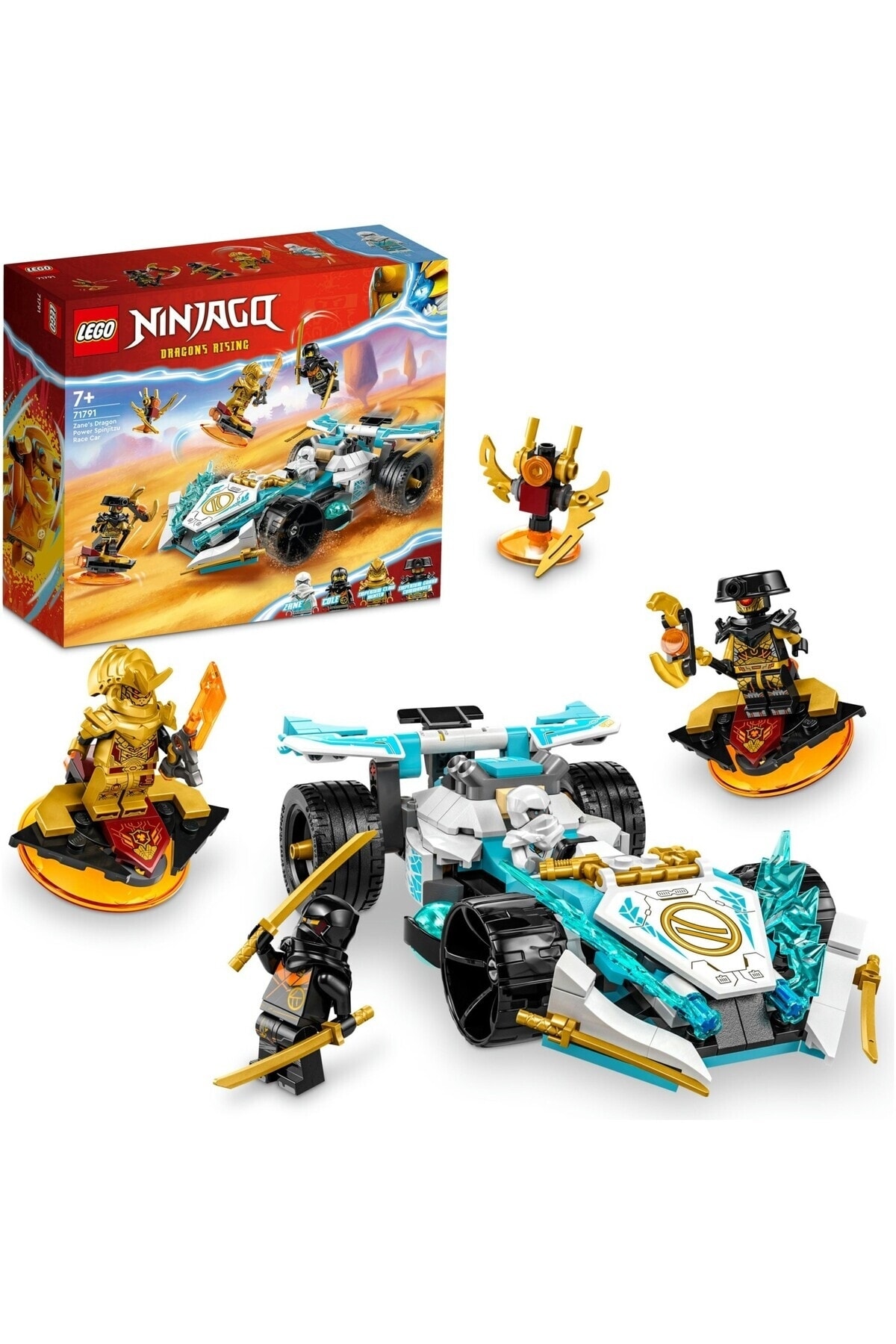 LEGO ® Ninjago Zane'in Ejderha Gücü Spinjitzu Yarış Arabası 71791