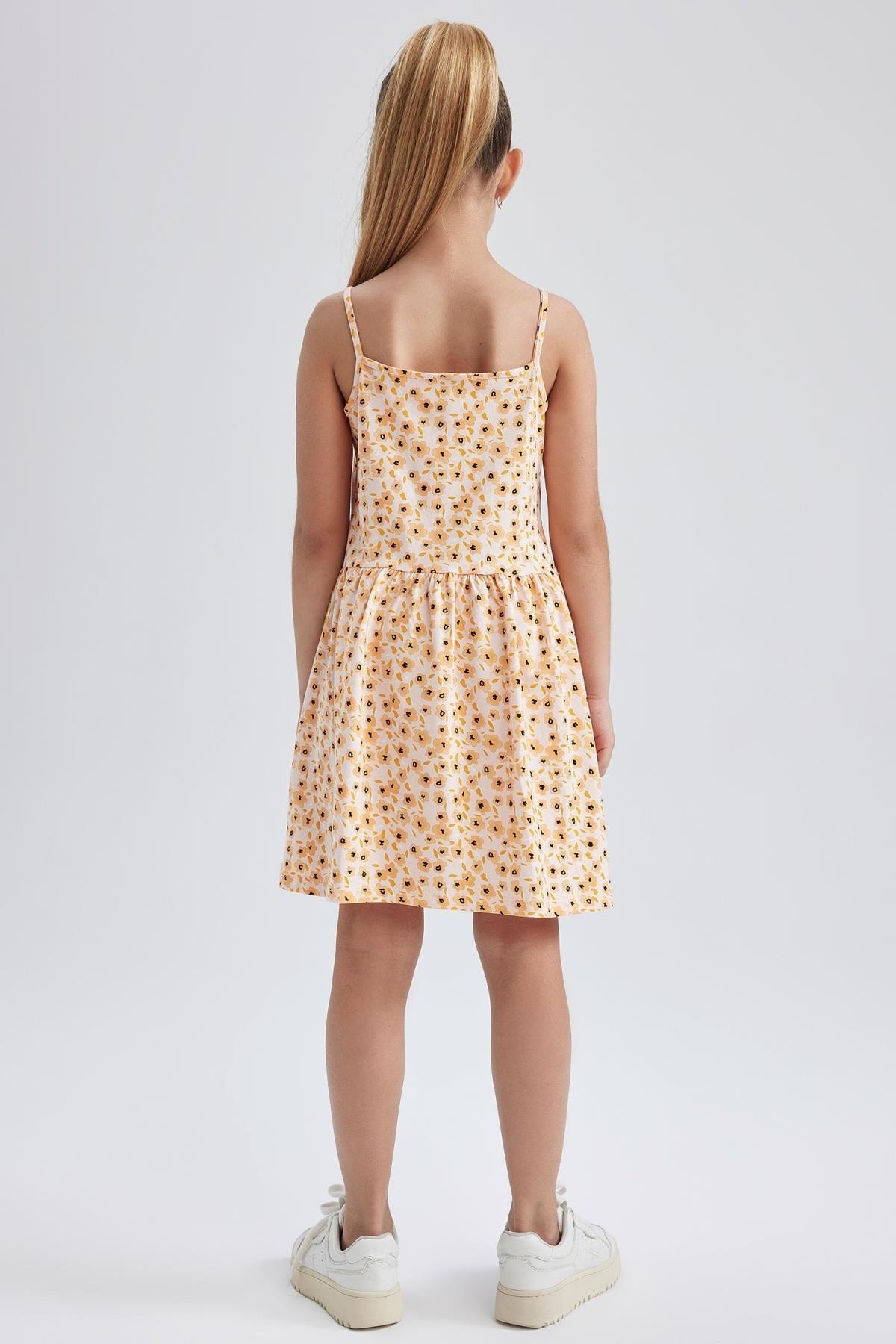 لباس مجلسی دخترانه نارنجی دفکتوDefacto | T2576A622SM اورجینال - تصویر 6