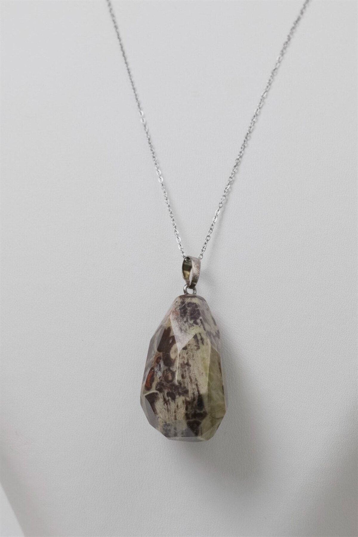 Large stone store necklace
