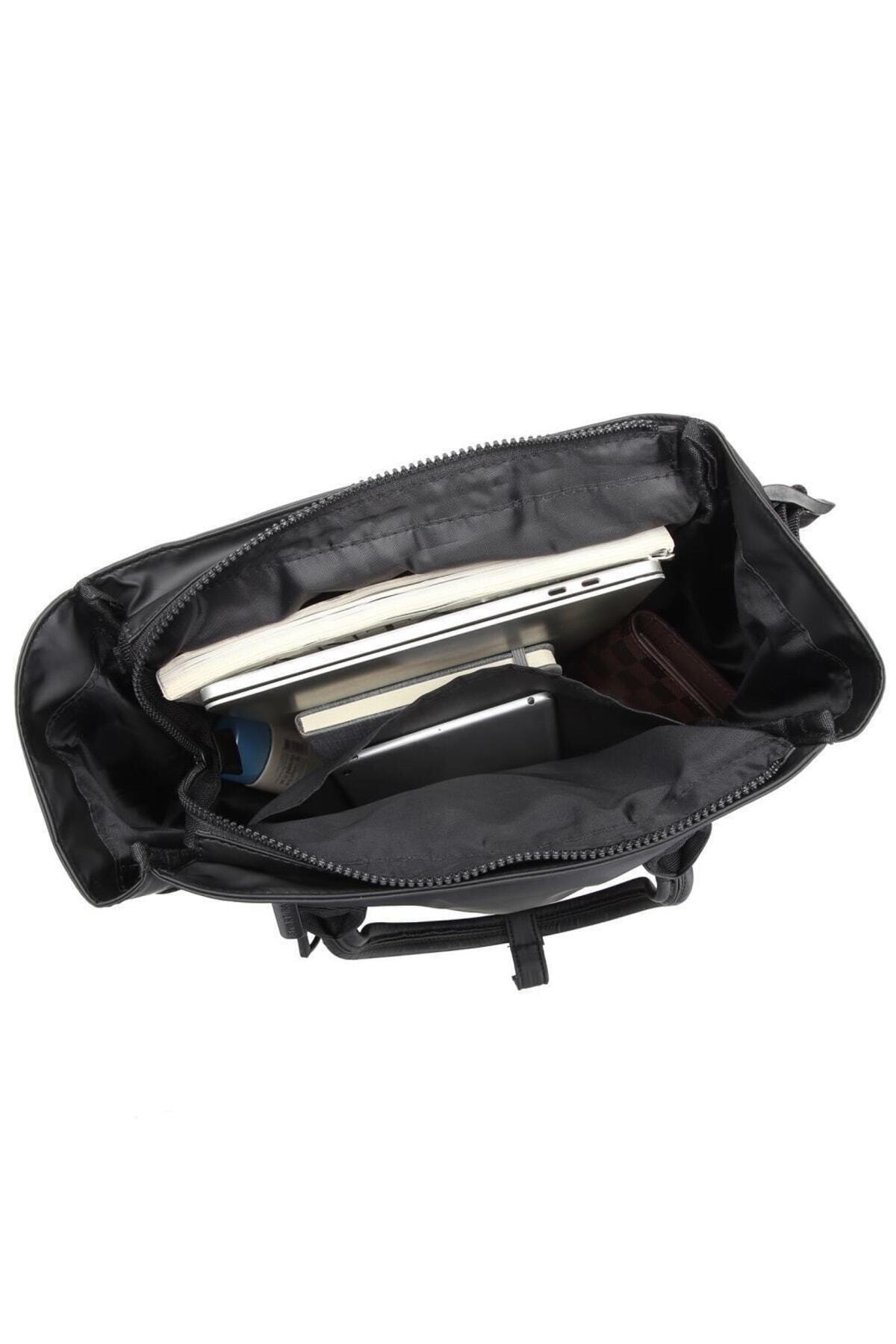 کوله پشتی زنانه خاکستری Genel Markalar | 21K-8673- اورجینال - تصویر 5