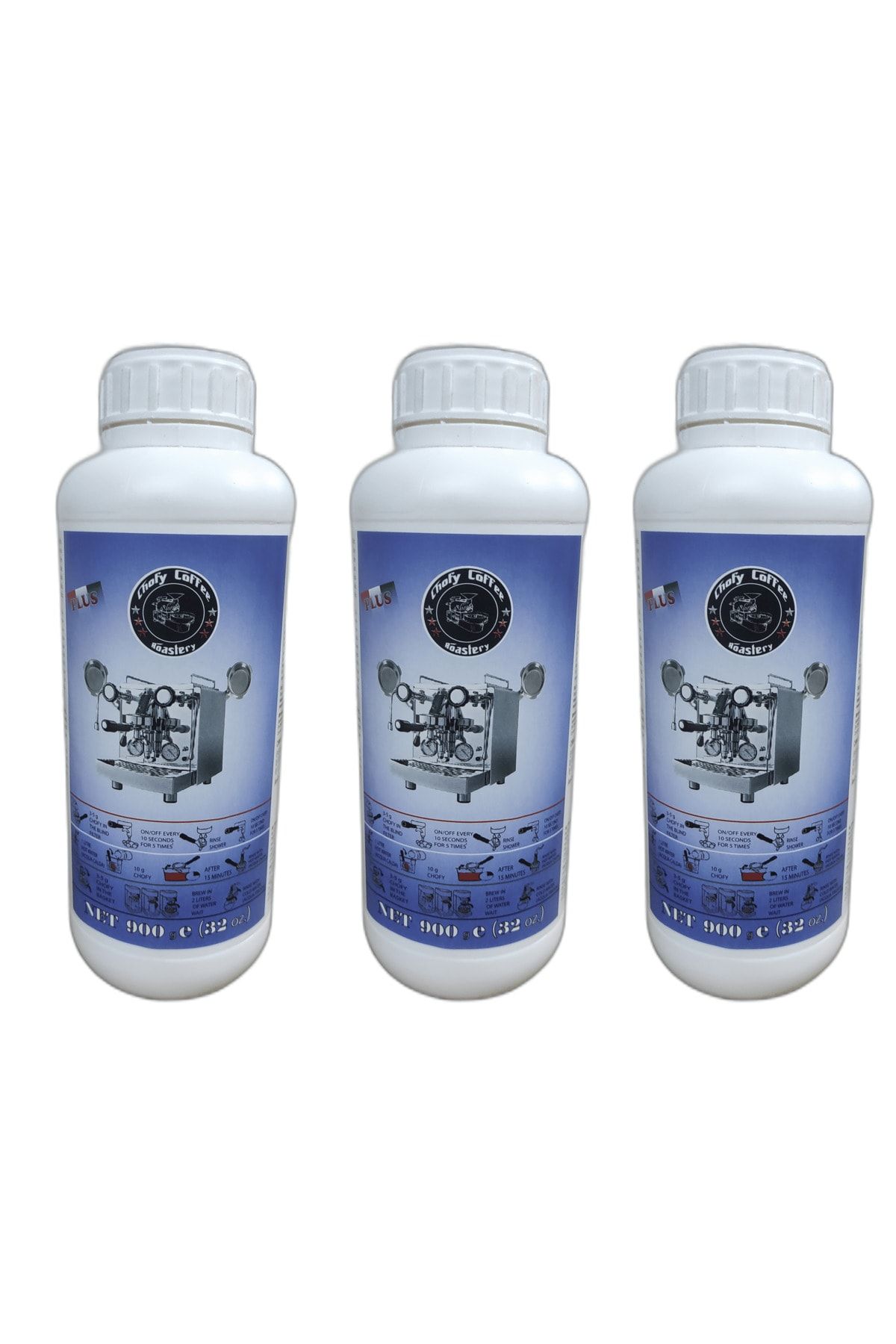 chofy Espresso Kahve Makinesi Temizleme Deterjanı 900 gr-3 ADET