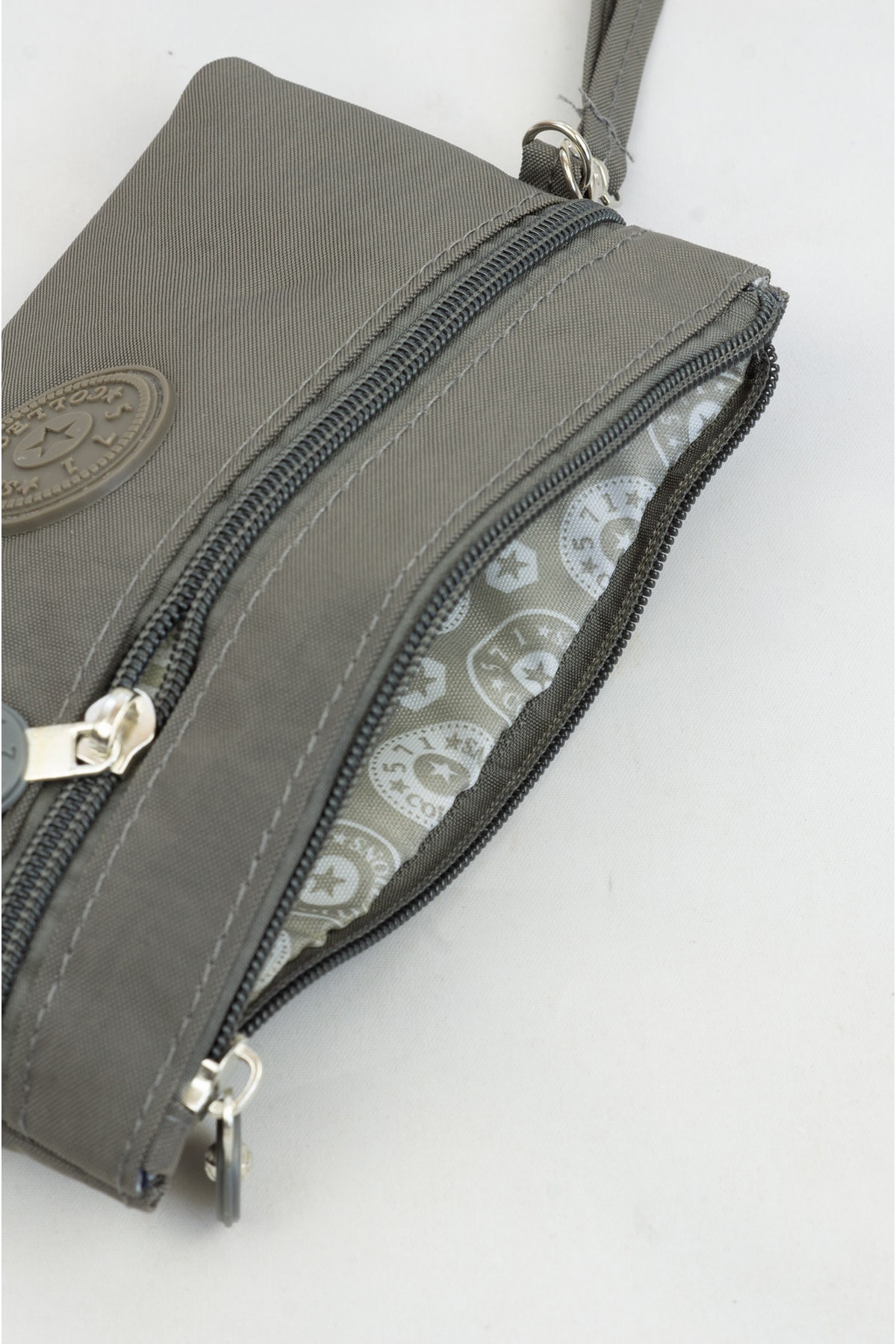 کیف پول مردانه خاکستری İMAKS | S35105711115 اورجینال - تصویر 3