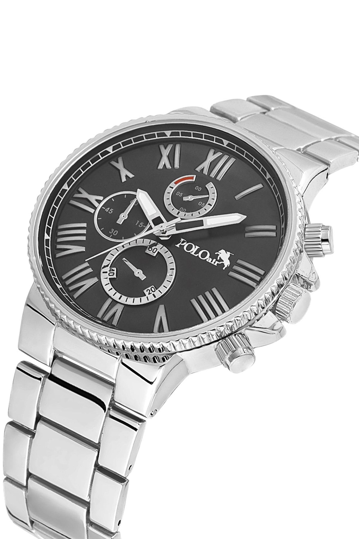 Hand watch on sale silver colour