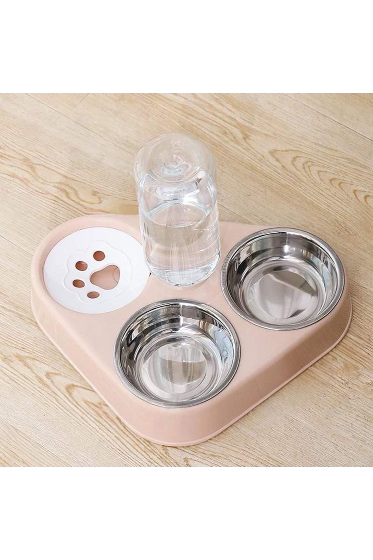 Pet food bowls with lids on sale