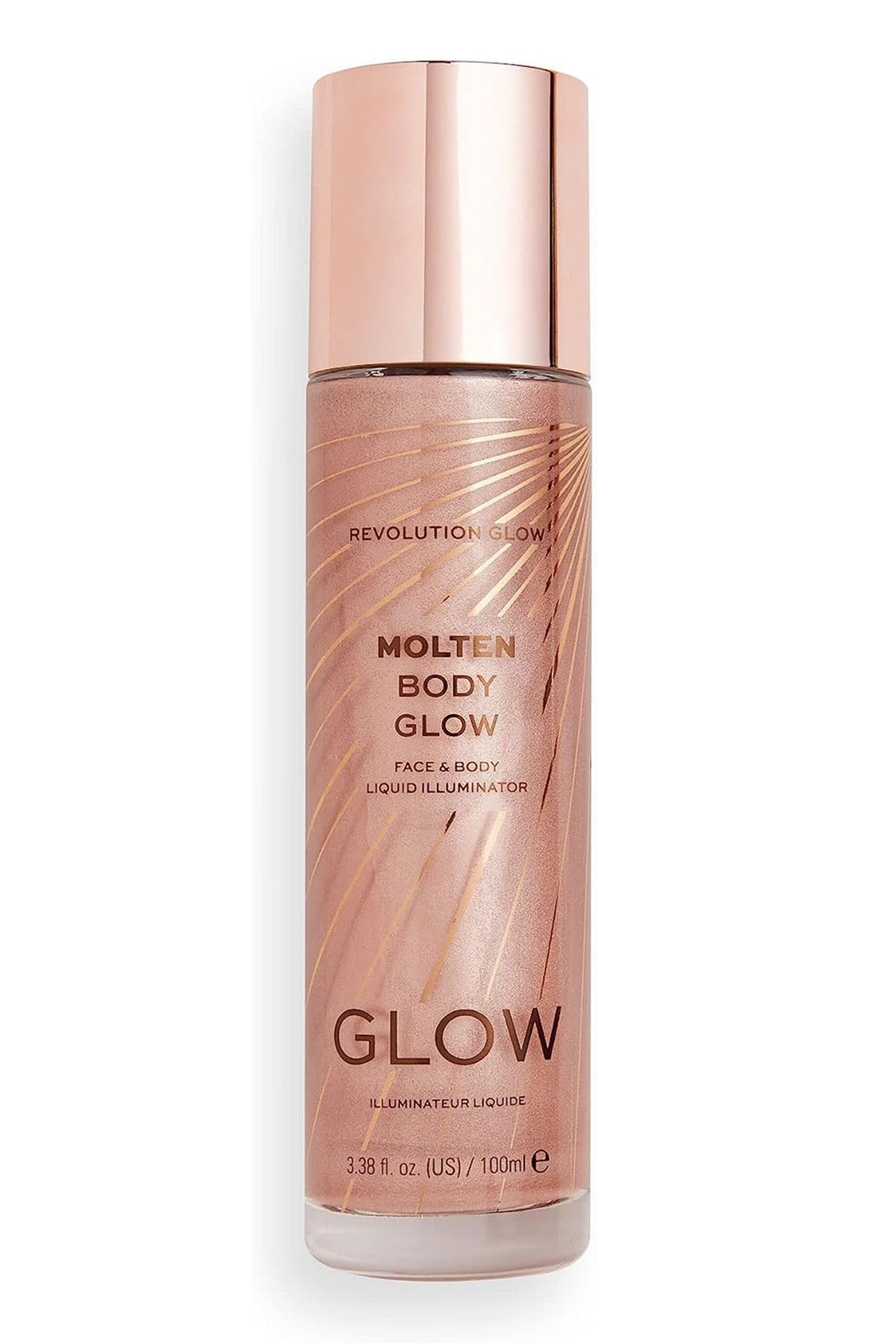 Revolution-Molten Body Glow Liquid Illuminator Rose Gold 2