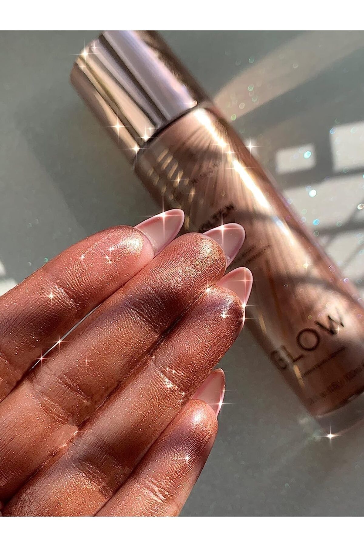 Revolution-Molten Body Glow Liquid Illuminator Rose Gold 4