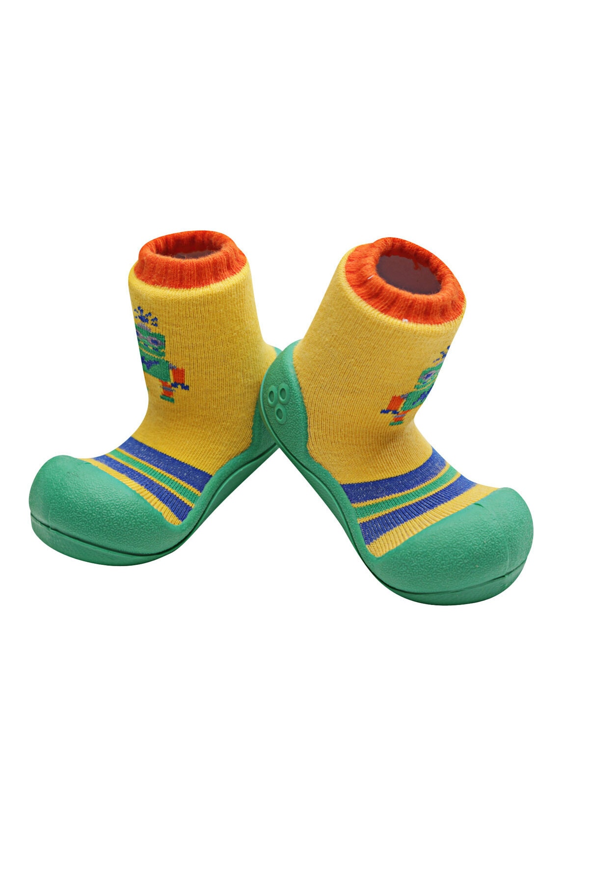 Robot Aro01 Yeşil Barefoot Ilkadım Ayakkabısı 3