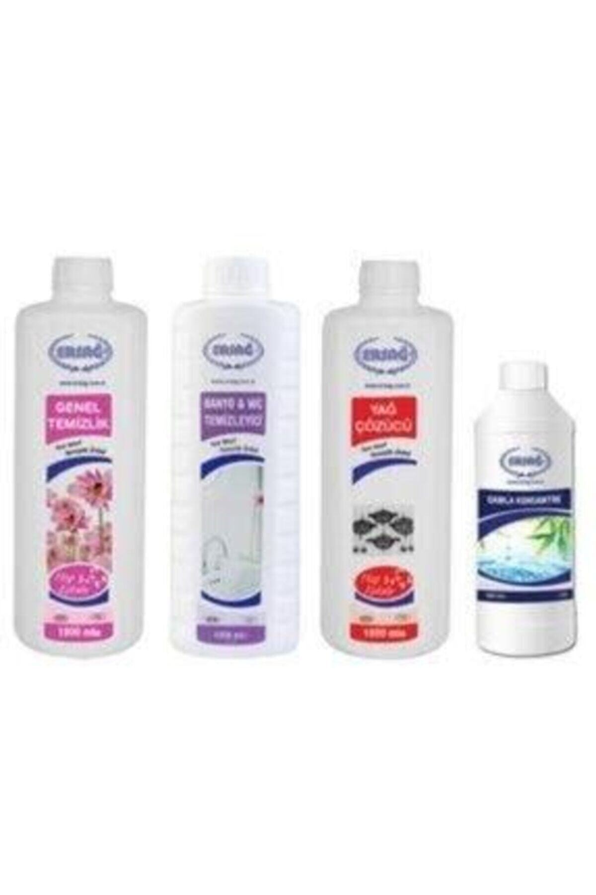 Ersağ Banyo Wc 1000ml-yağ Çözücü 1000 Ml-genel Temizlik 1000 Ml-damla ...