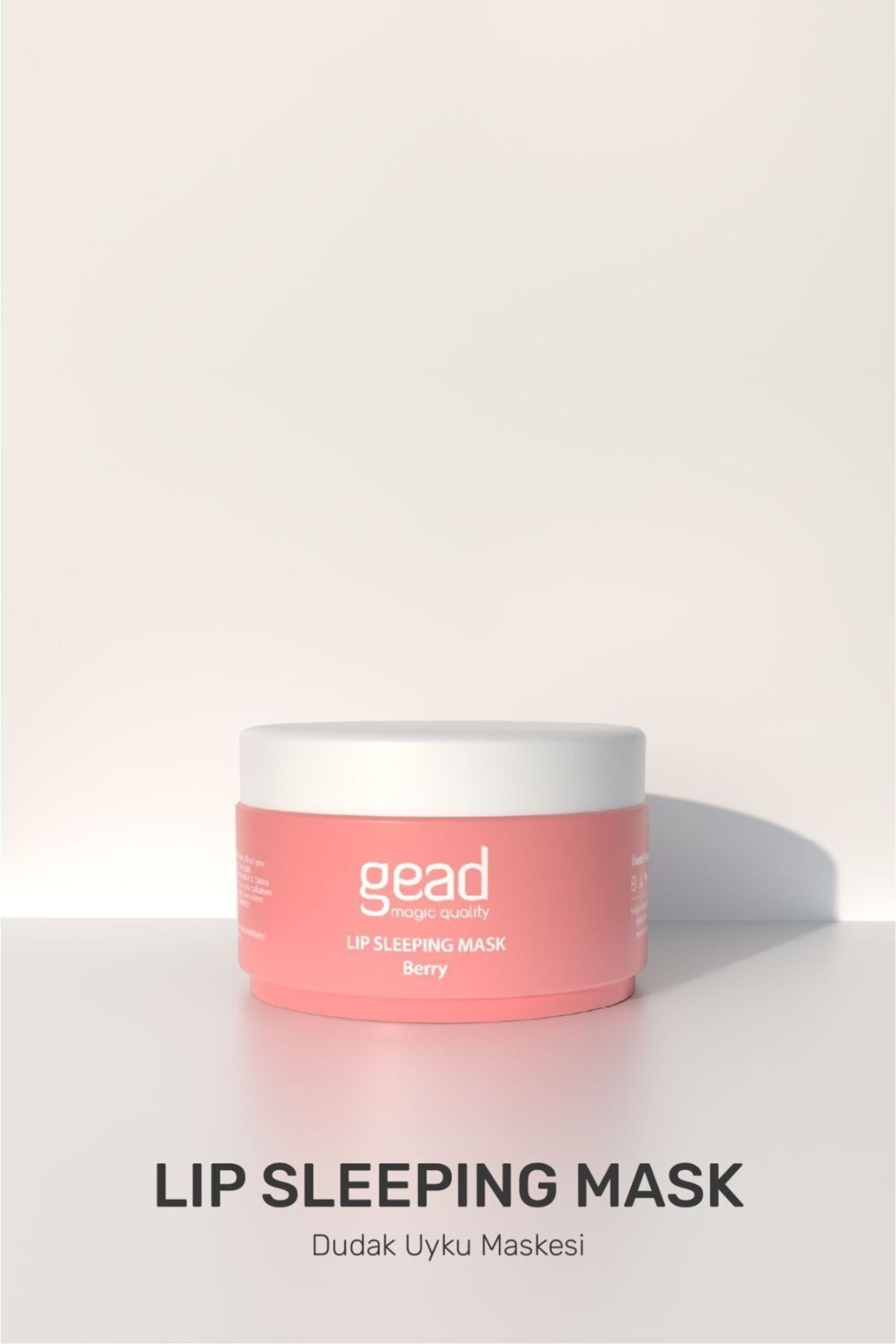 2 Pieces Gead Magic Quality Lip Sleeping Mask (BERRY) - Night Mask for Lips 20ml 8683498415420 Gead Cosmetic