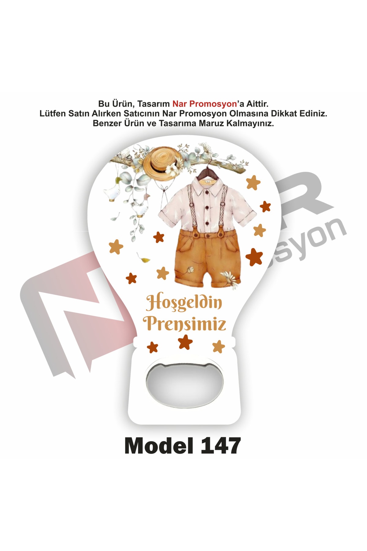 Opener Magnet Gift 20 Pieces - Circumcision, Engagement, Promise, Wedding Gift - Packaging Included