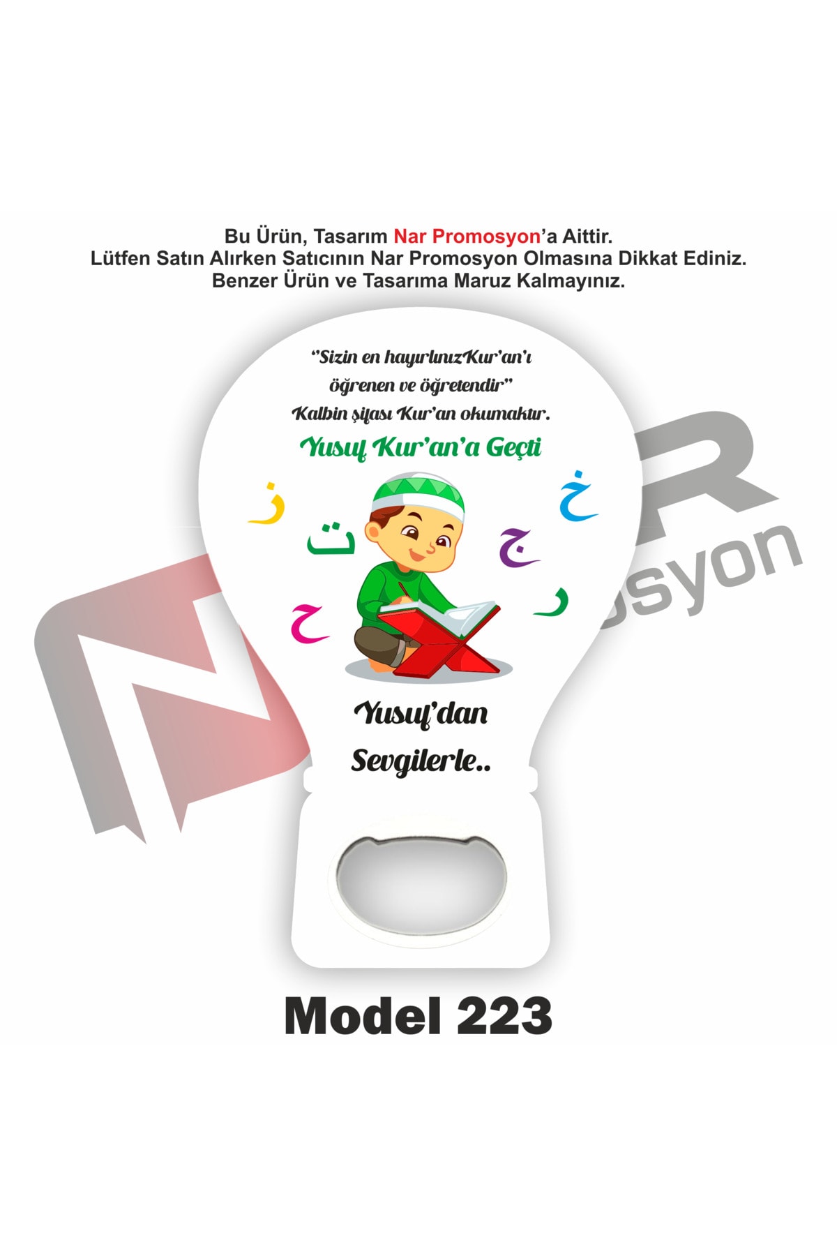 Opener Magnet Gift 20 Pieces - Circumcision, Engagement, Promise, Wedding Gift - Packaging Included