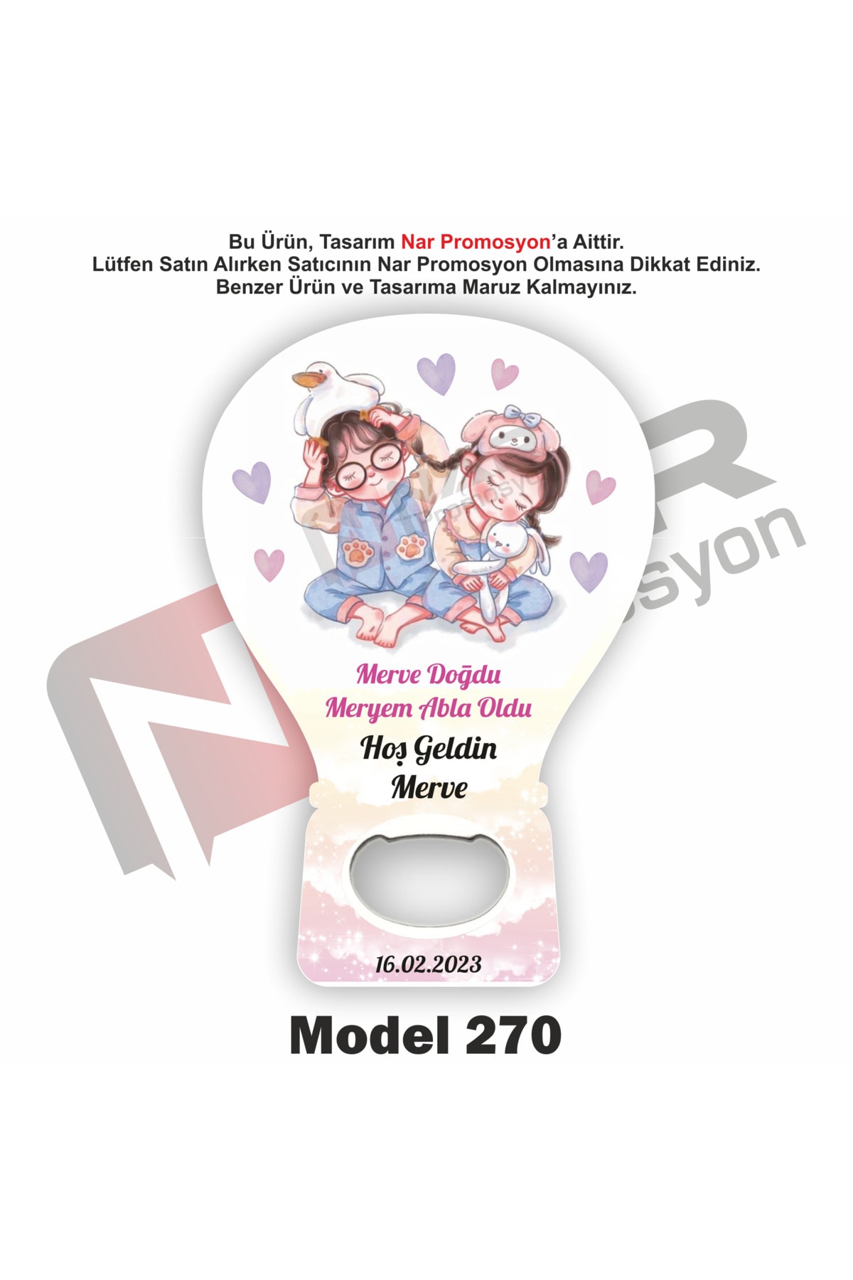 Opener Magnet Gift 20 Pieces - Circumcision, Engagement, Promise, Wedding Gift - Packaging Included