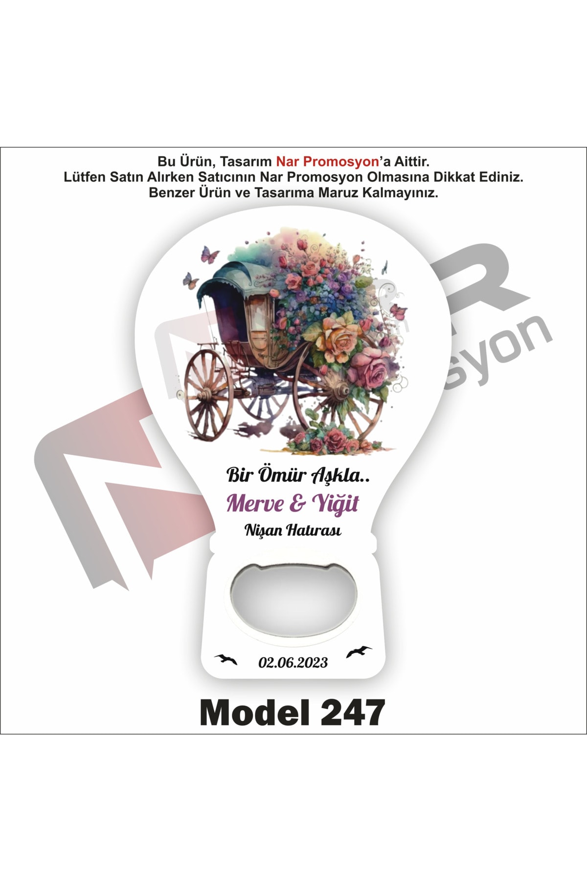 Opener Magnet Gift 20 Pieces - Circumcision, Engagement, Promise, Wedding Gift - Packaging Included