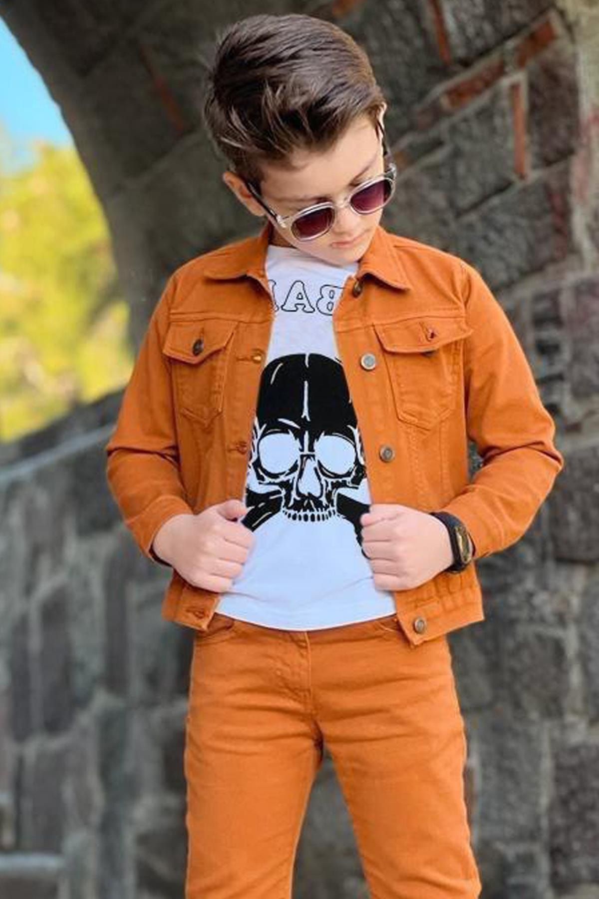 Boys hotsell orange jacket