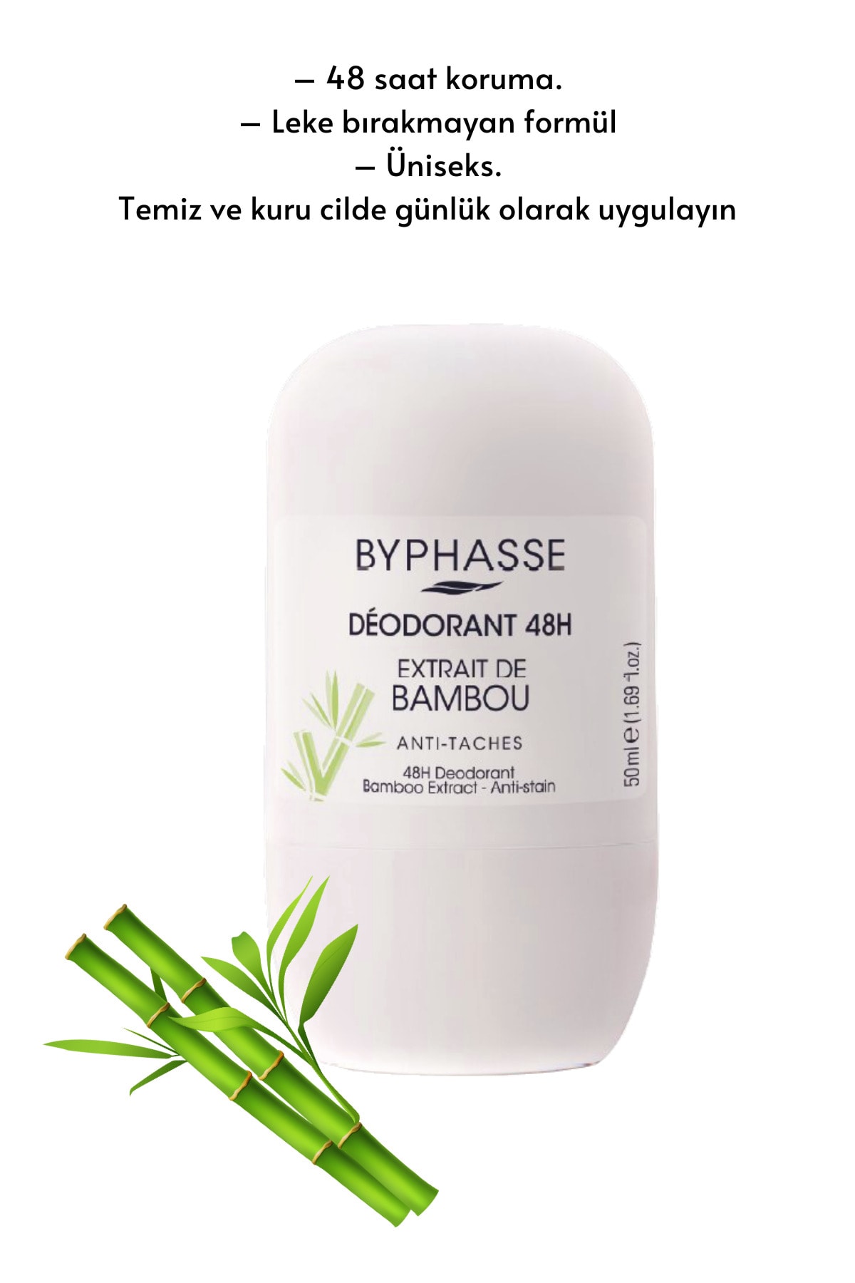 دئودورانت زنانه  BYPHASSE | 8.4361E+12 اورجینال - تصویر 4