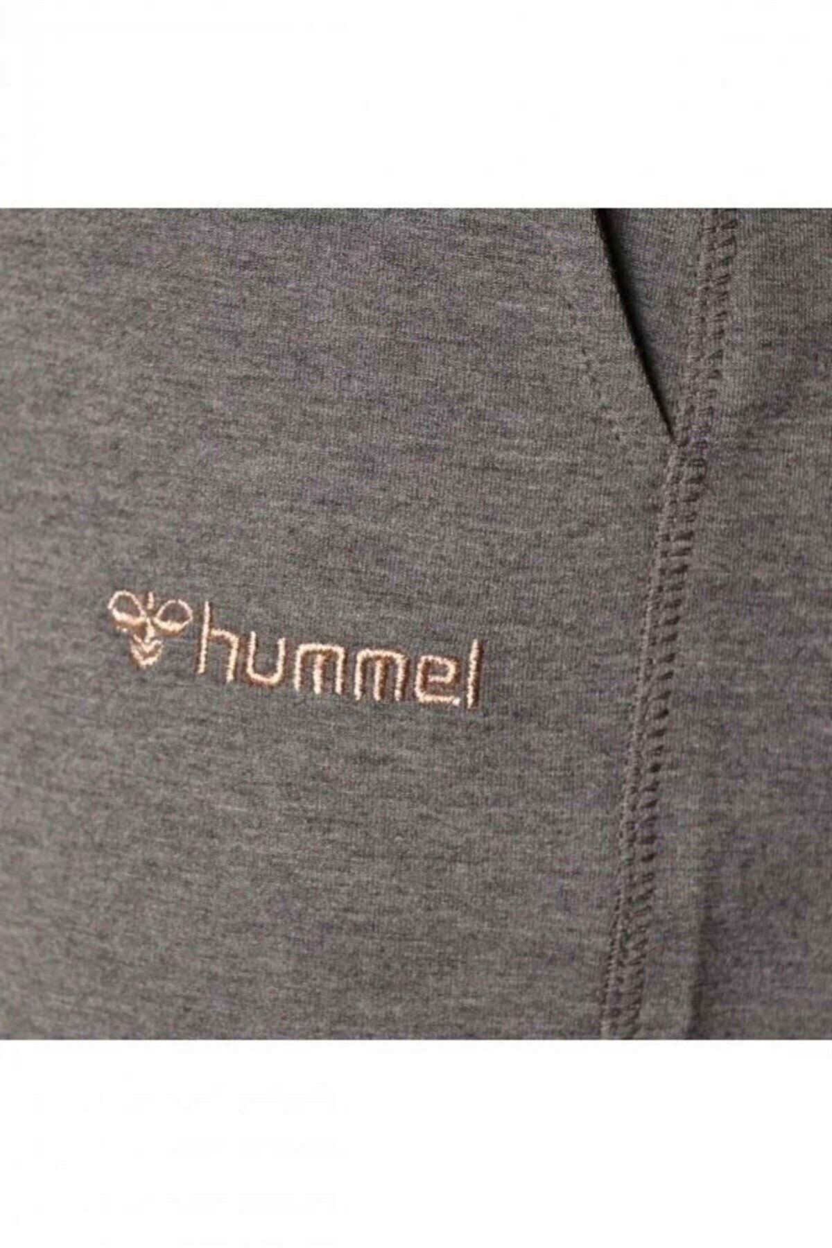 شلوار گرمکن ورزشی خاکستری زنانه HMLALYS TRACKSIOUS SIX اورجینال hummel