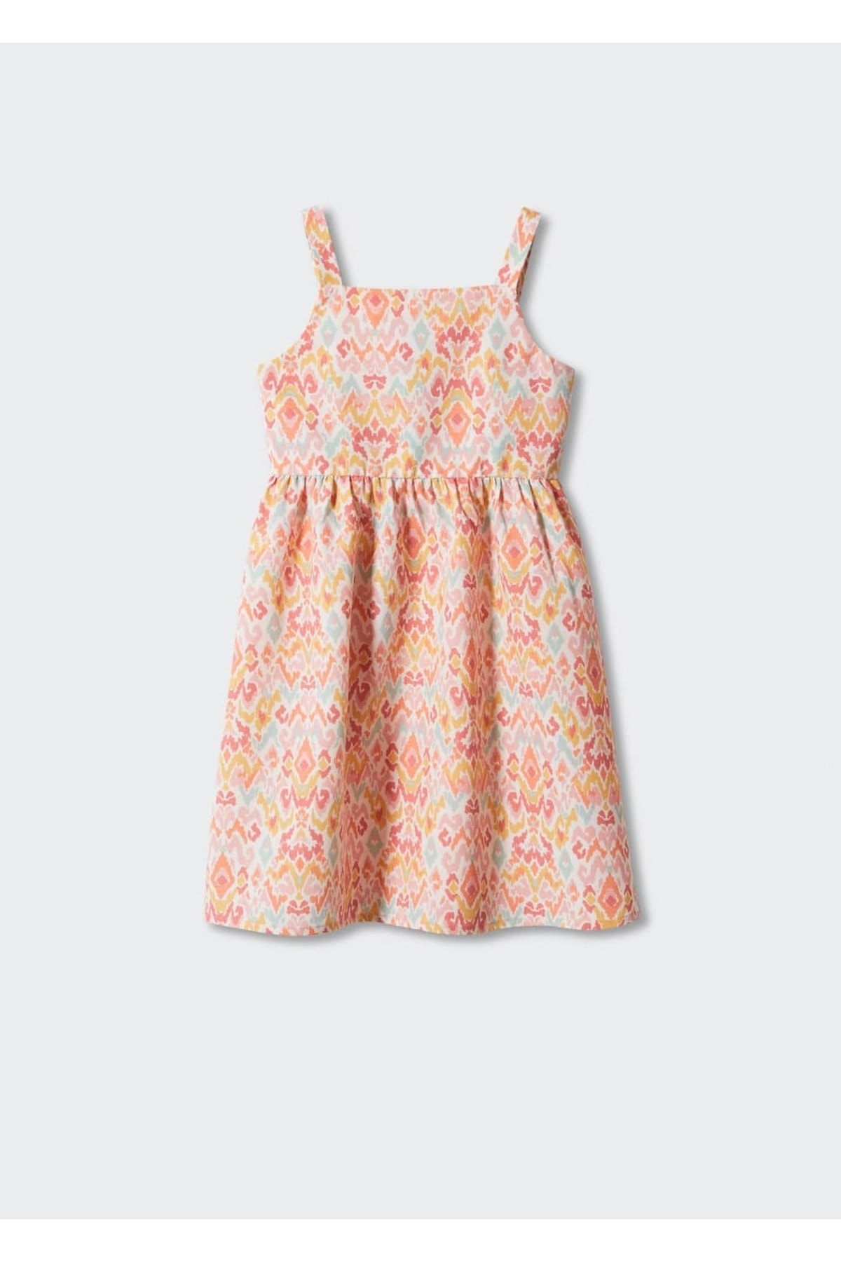 لباس مجلسی دخترانه صورتی منگوMANGO Kids | 47077849 اورجینال - تصویر 3