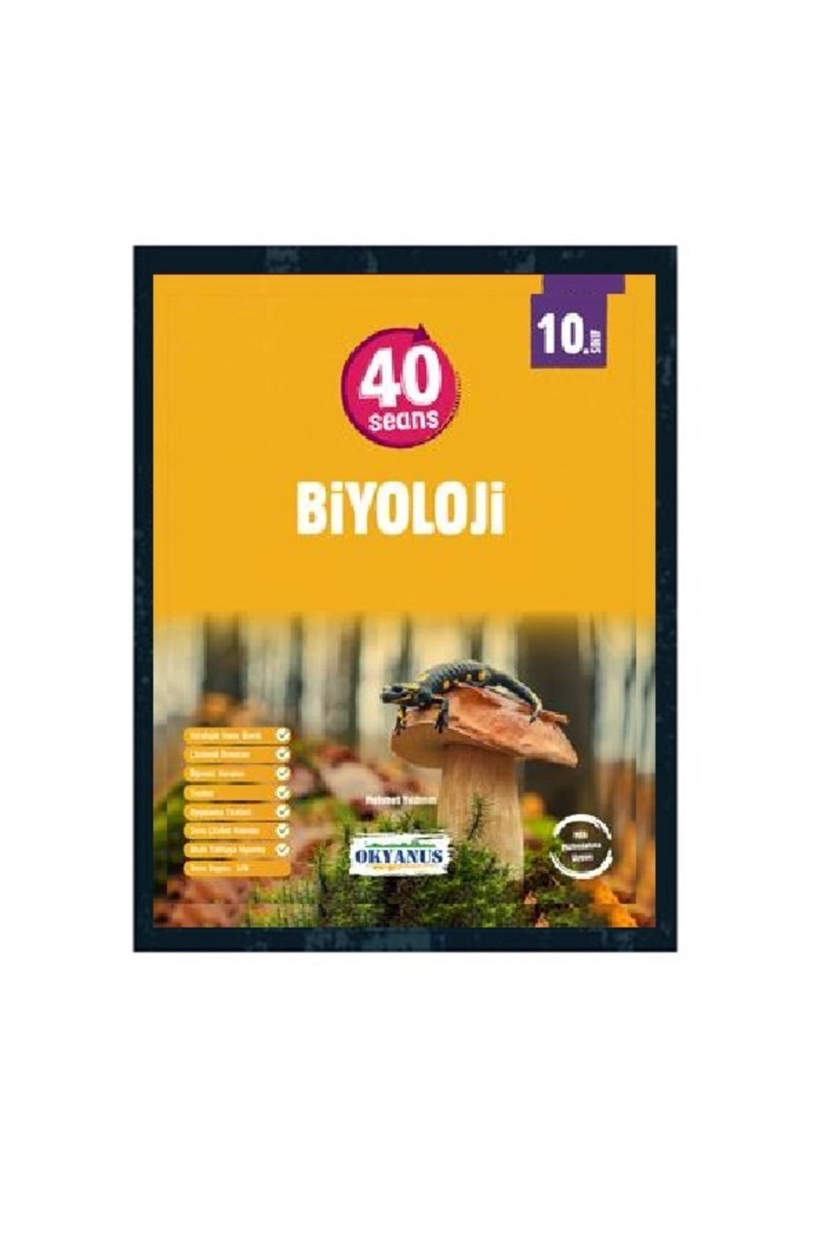10. Sınıf 40 Seans Fizik - Kimya - Biyoloji Konu Özetli Soru Bankası Set Okyanus 2024