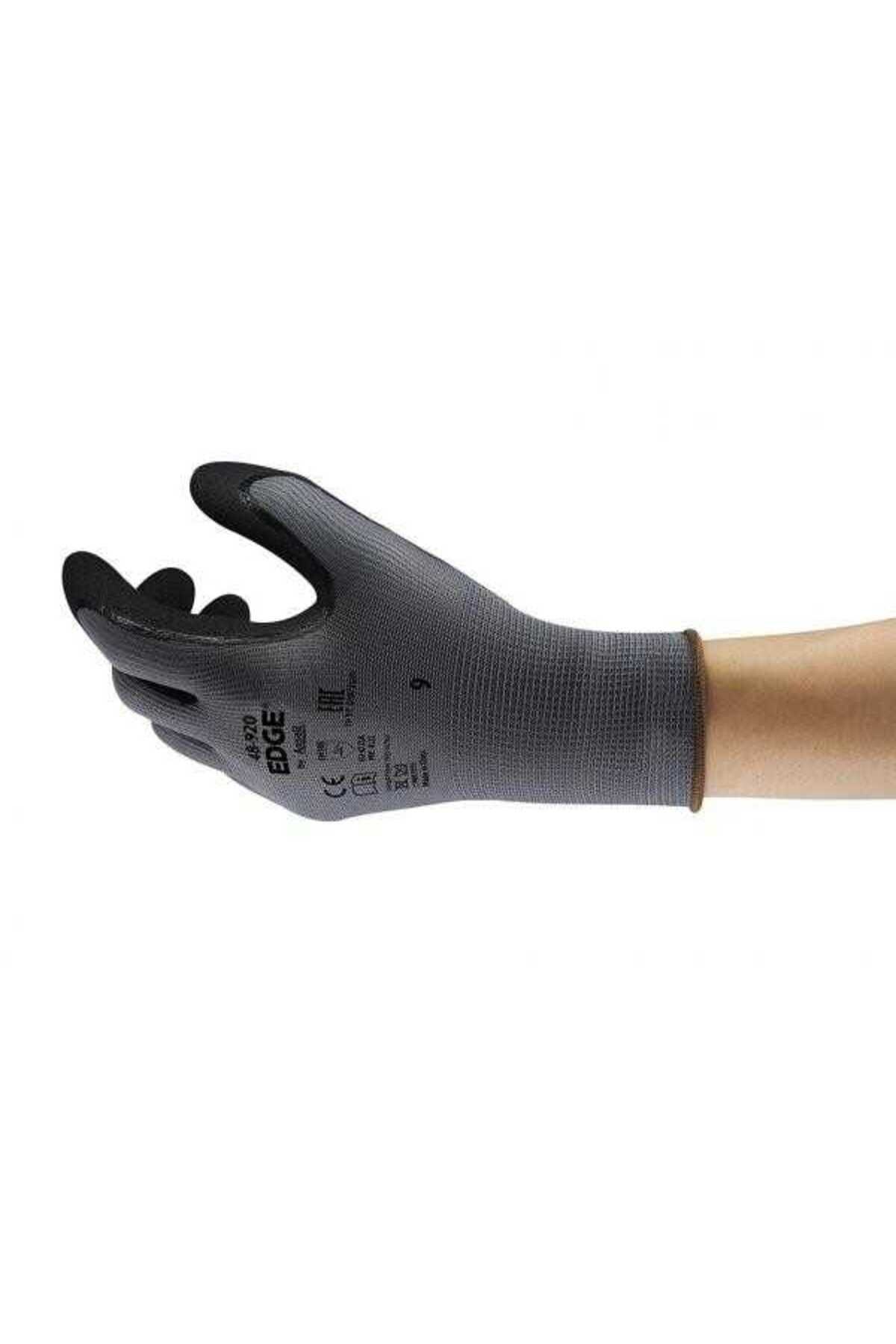 ANSELL Edge 48-920 Nitril Kaplı Yağ Tutmayan Ve Çok Amaçlı Koruma Iş Eldiveni