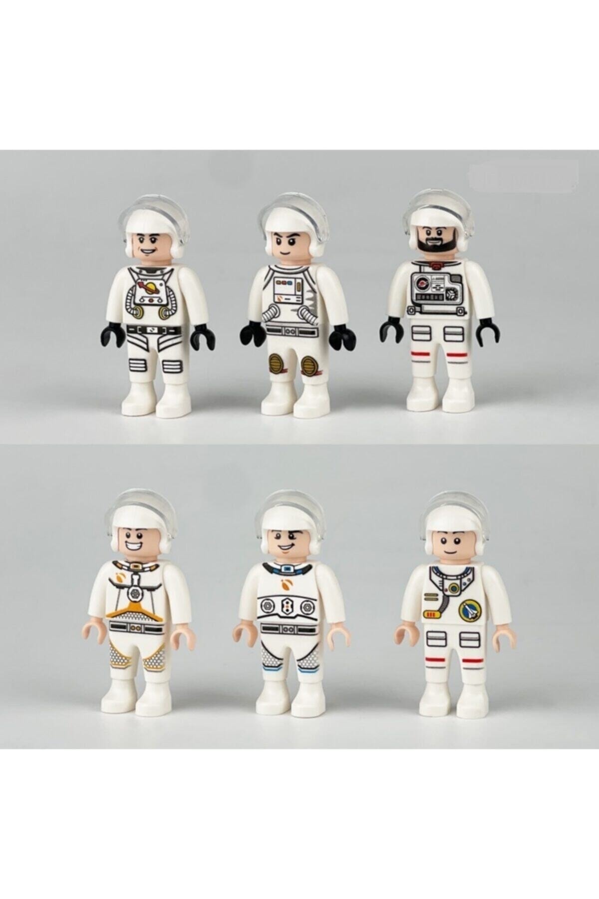 مجموعه ۶ تکه فضانوردی سازگار با اسباببازیهای ساختنی