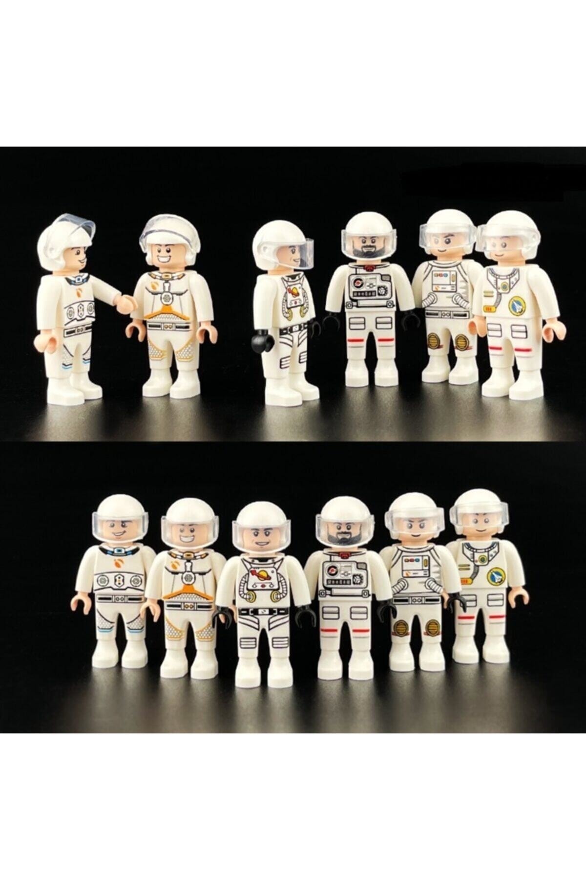 مجموعه ۶ تکه فضانوردی سازگار با اسباببازیهای ساختنی