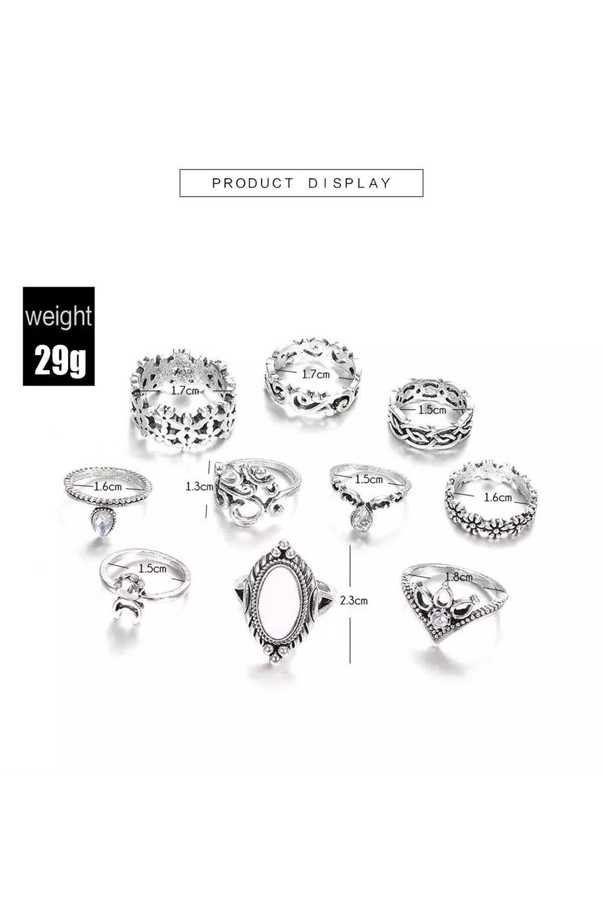 7pcs/set Fashion Silver Color Tiny Joint Rings For Women Girls Vintage  Geometric Hollw Out Wide Finger Ring Punk Jewelry Gift - Rings - AliExpress
