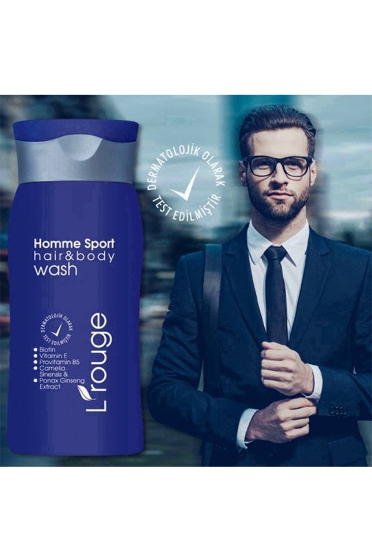 ژل و کرم دوش مردانه  L'ROUGE | TYCDYC63QN168893079988438 اورجینال - تصویر 3
