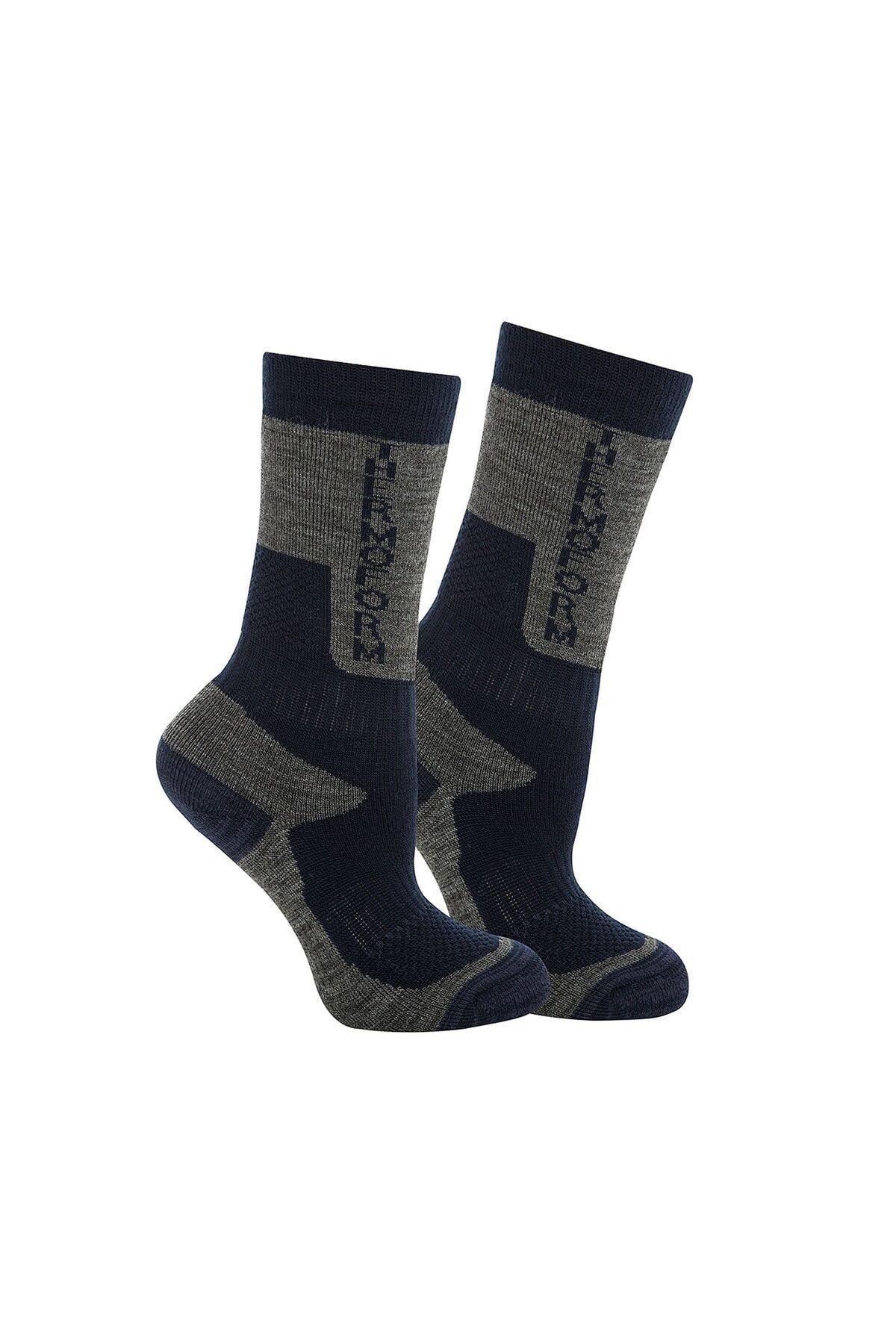 THERMOFORM-Outdoor Kids Socks Navy Blue 1