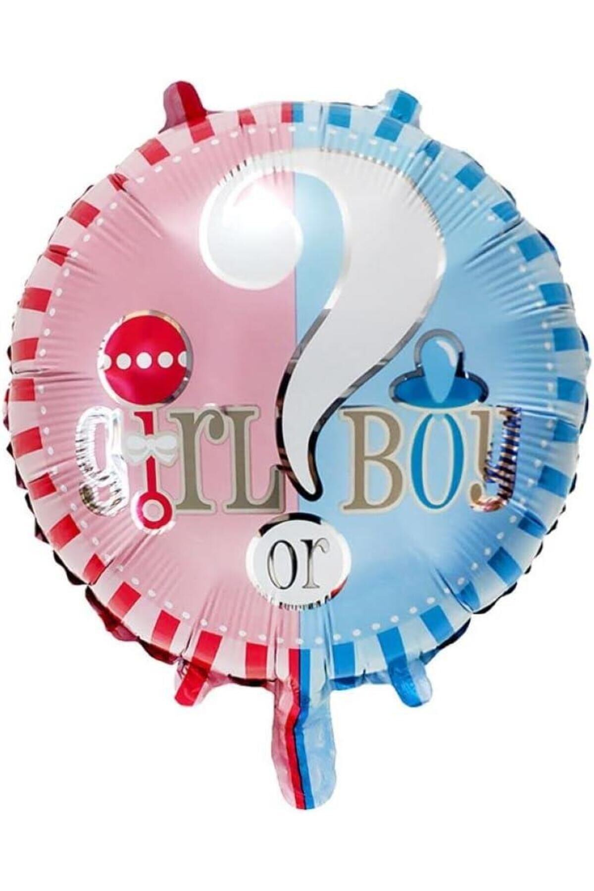 Gender Party 18 Inch 45 Cm Round Size Girl Foil Balloon